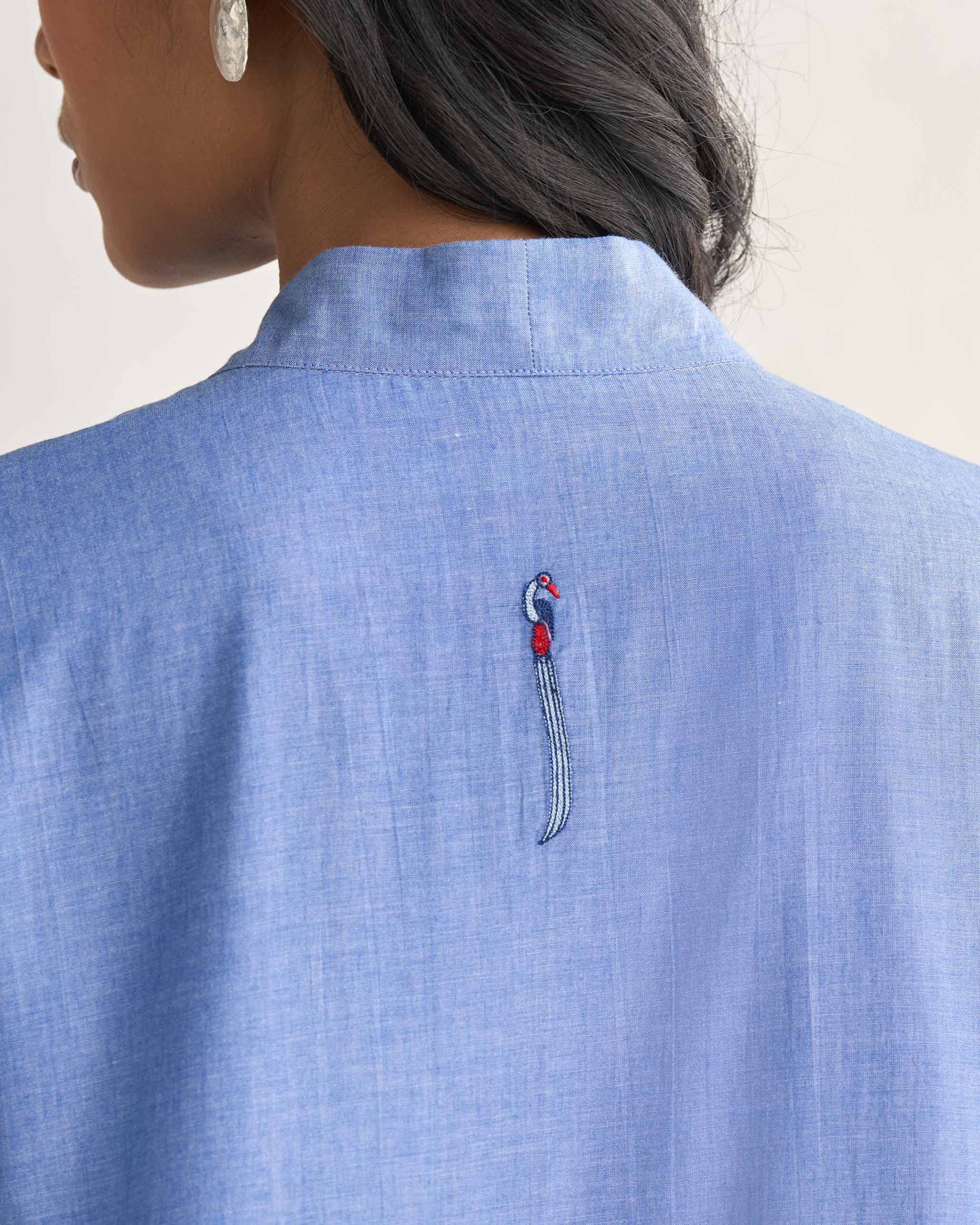Asante Dress - Blue - Image 2