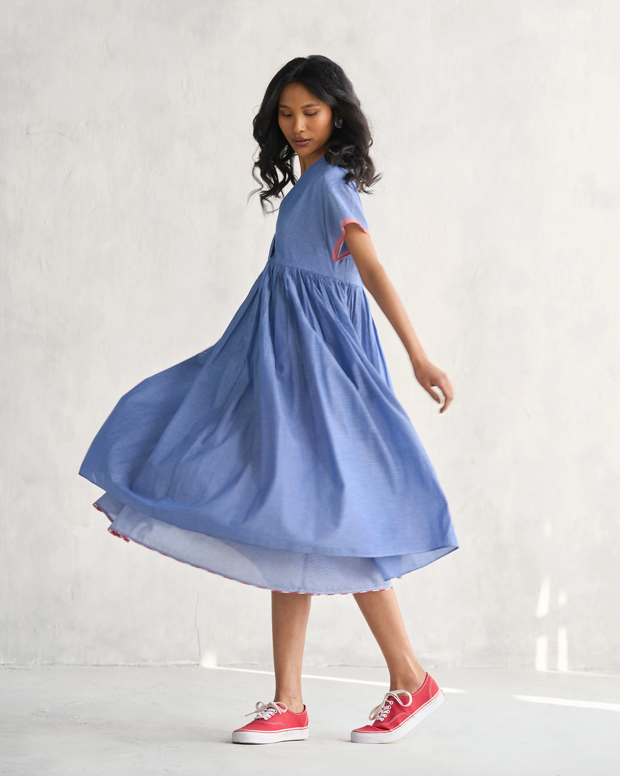 Asante Dress - Blue - Image 5