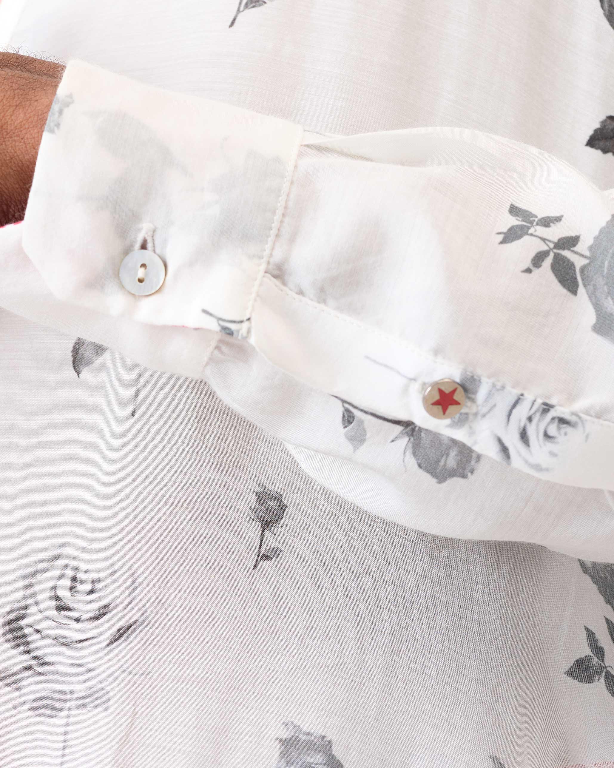 Astral Kurta - Light Grey Print - Image 5