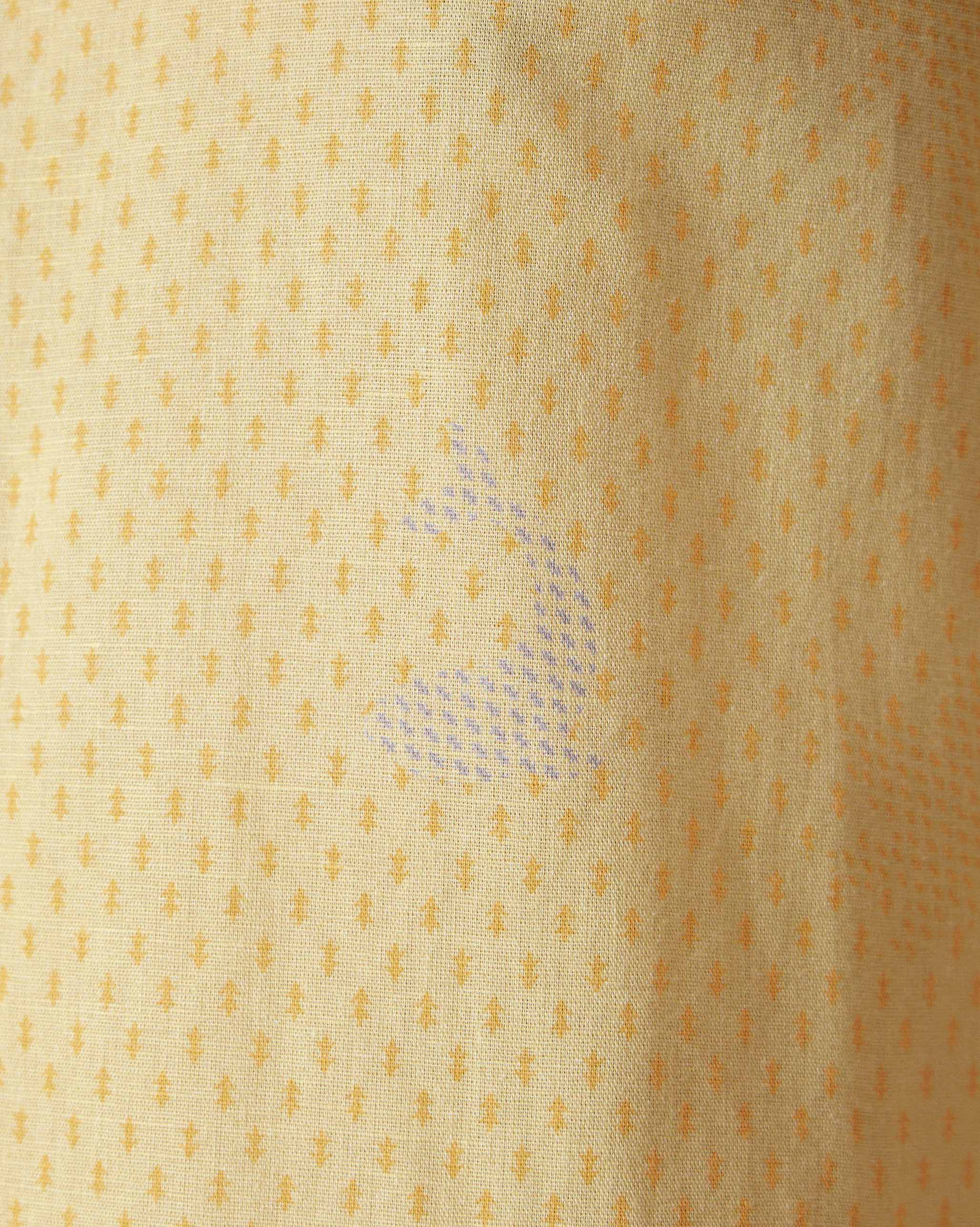 Astral Kurta - Light Yellow Printed - Image 5
