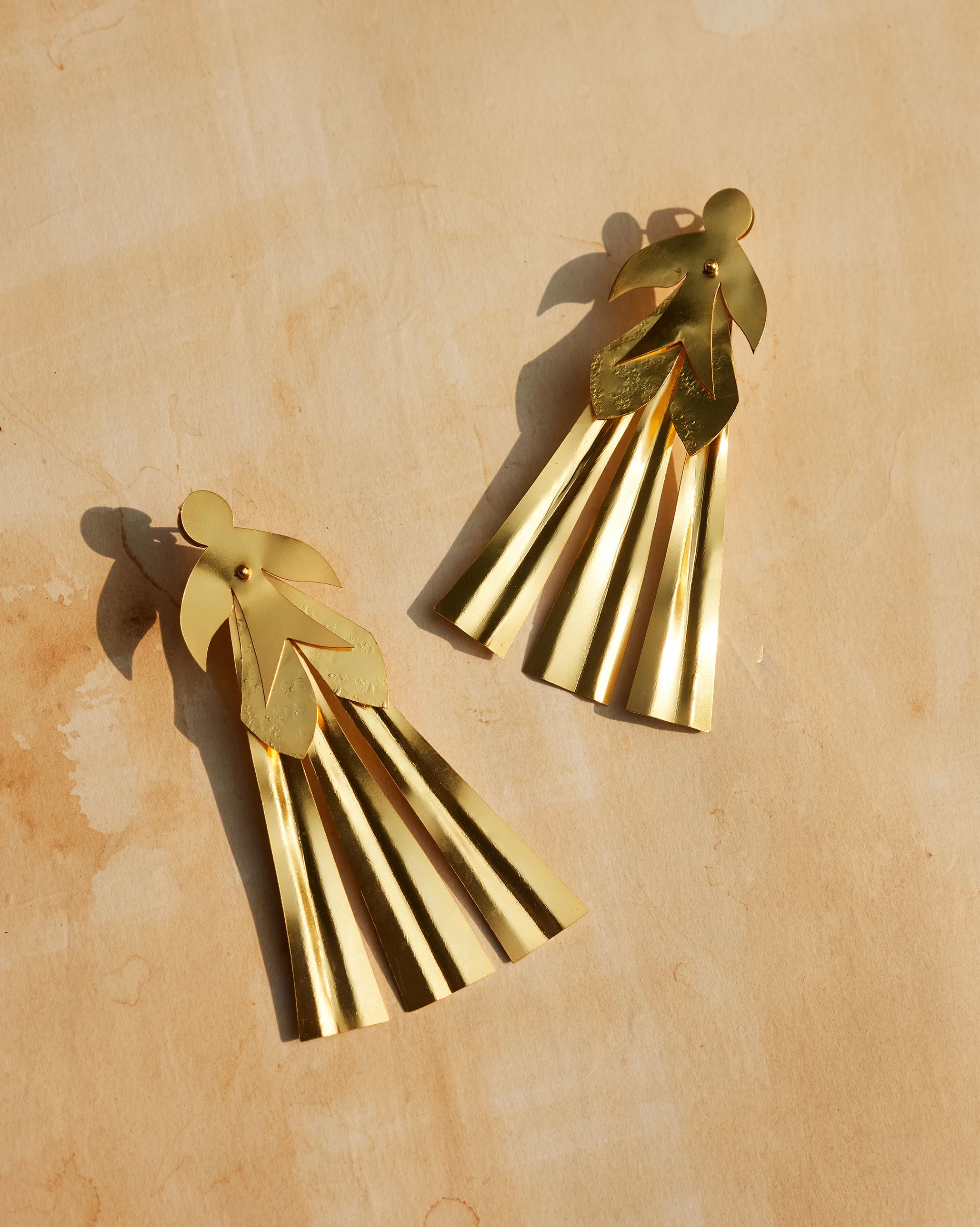 Athena Earrings - Gold - Image 2