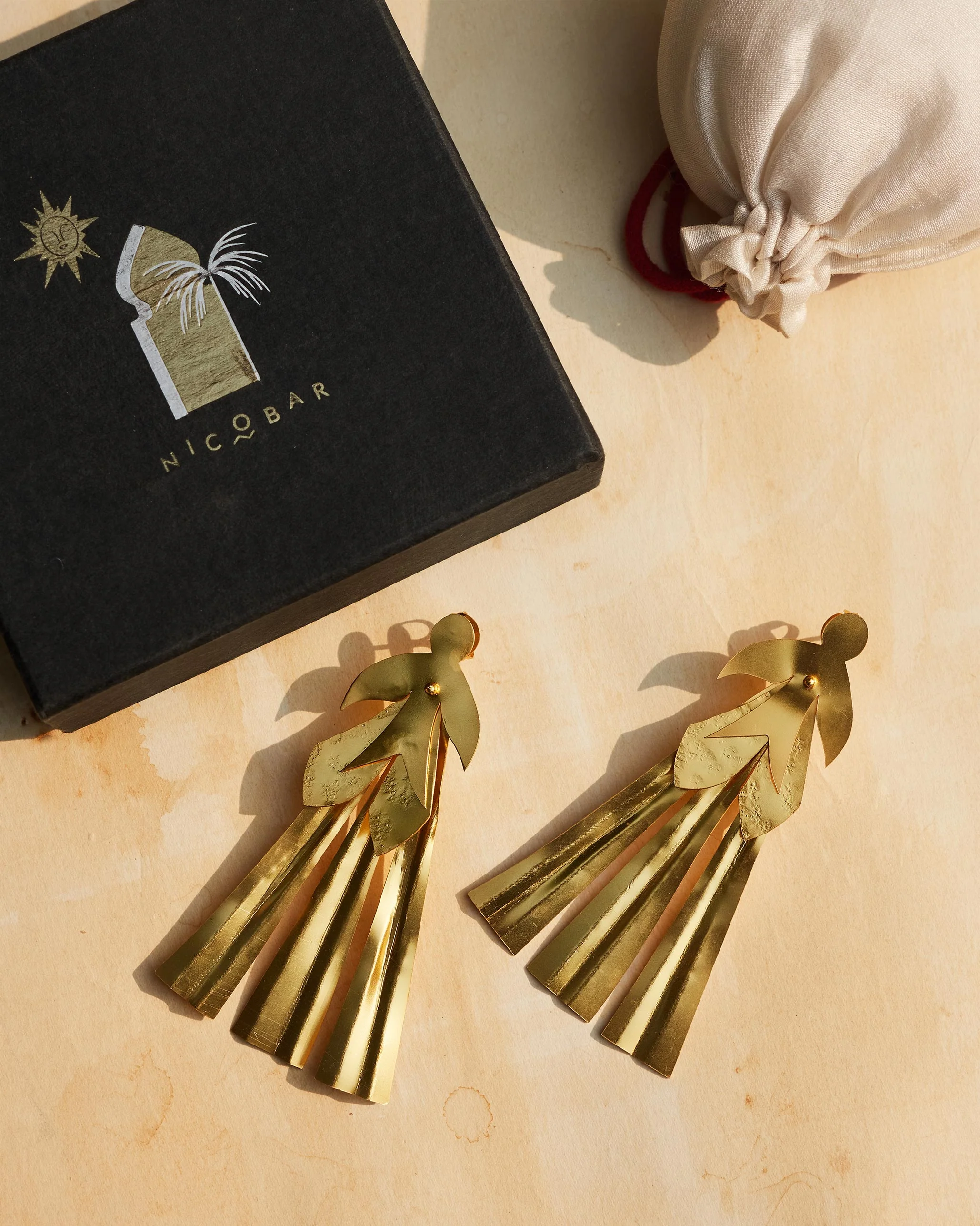 Athena Earrings - Gold - Image 3
