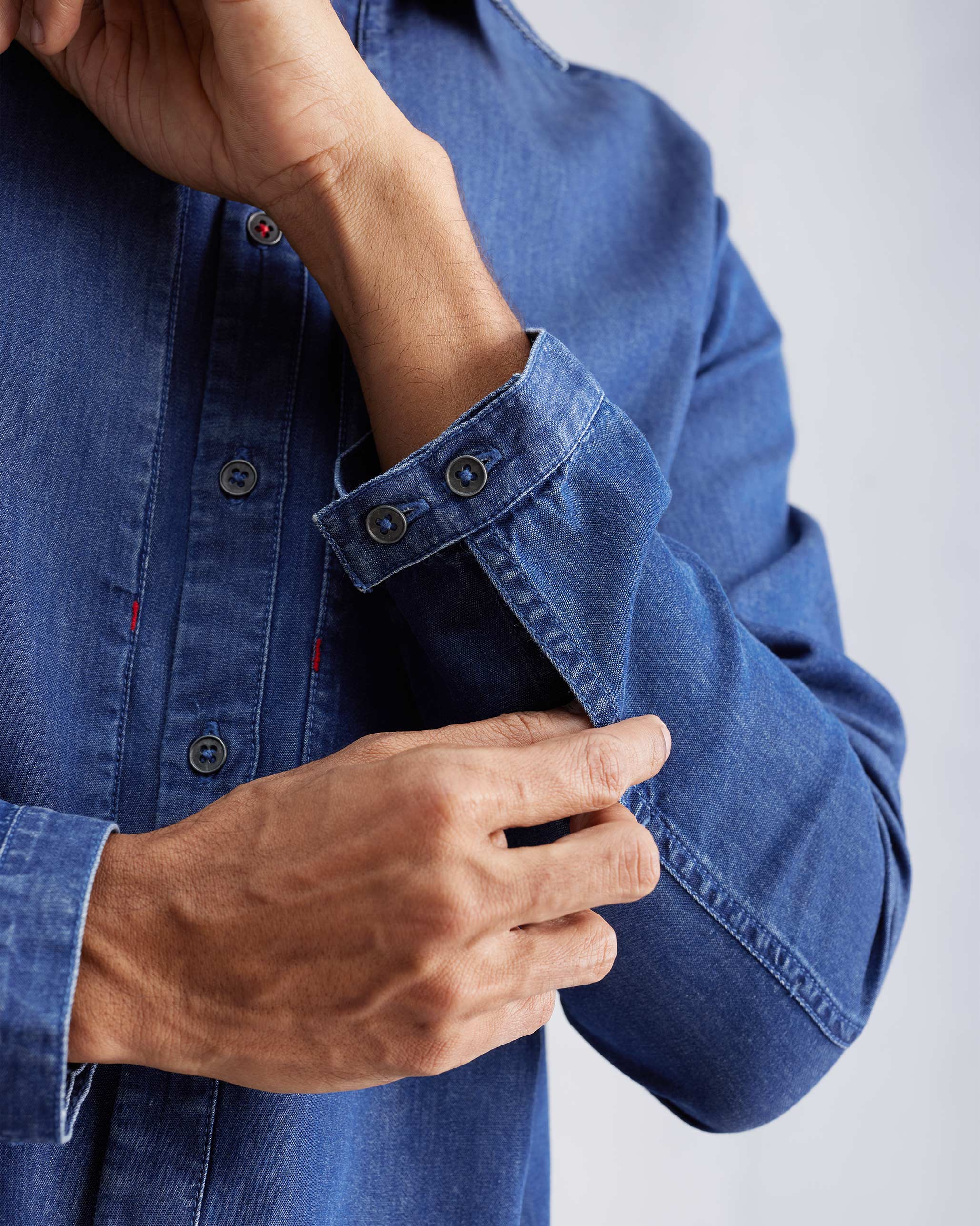 August Shirt - Denim - Image 2