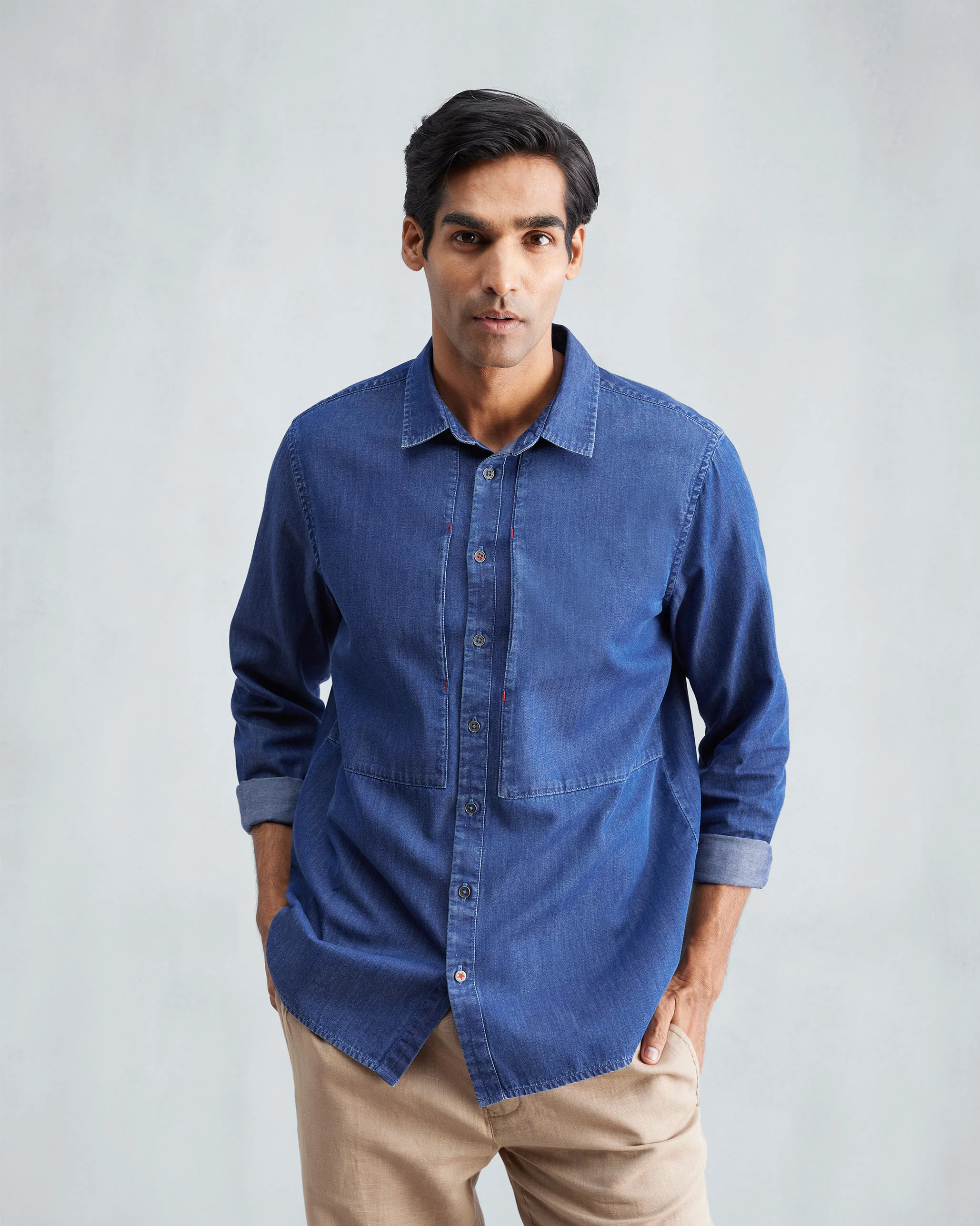 August Shirt - Denim - Image 4