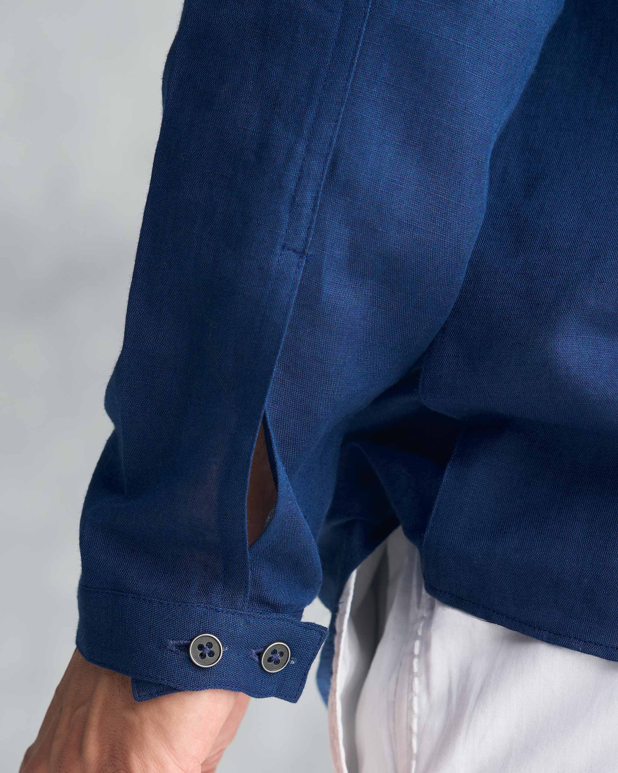 August Shirt - Navy - Image 4
