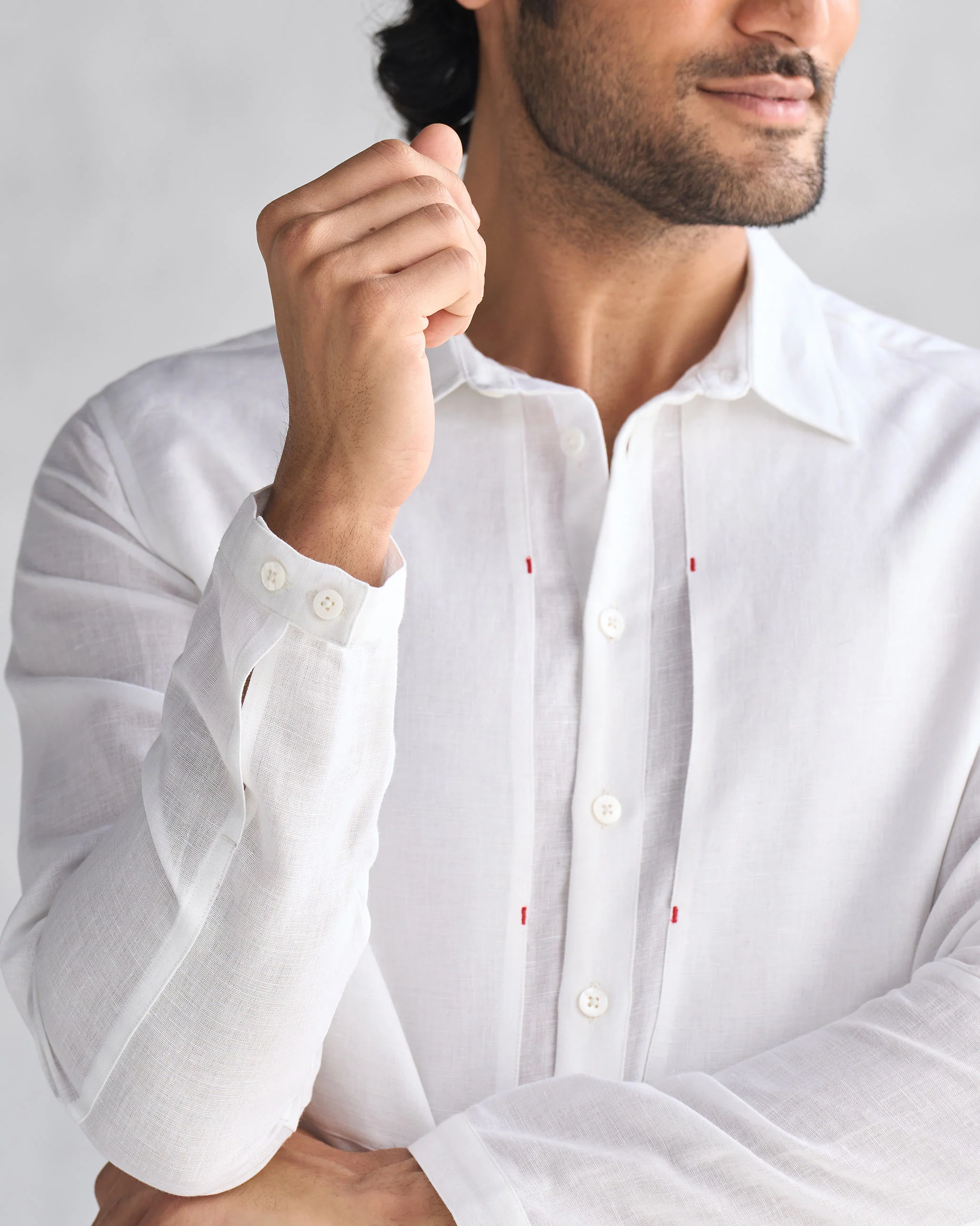 August Shirt - White - Image 2