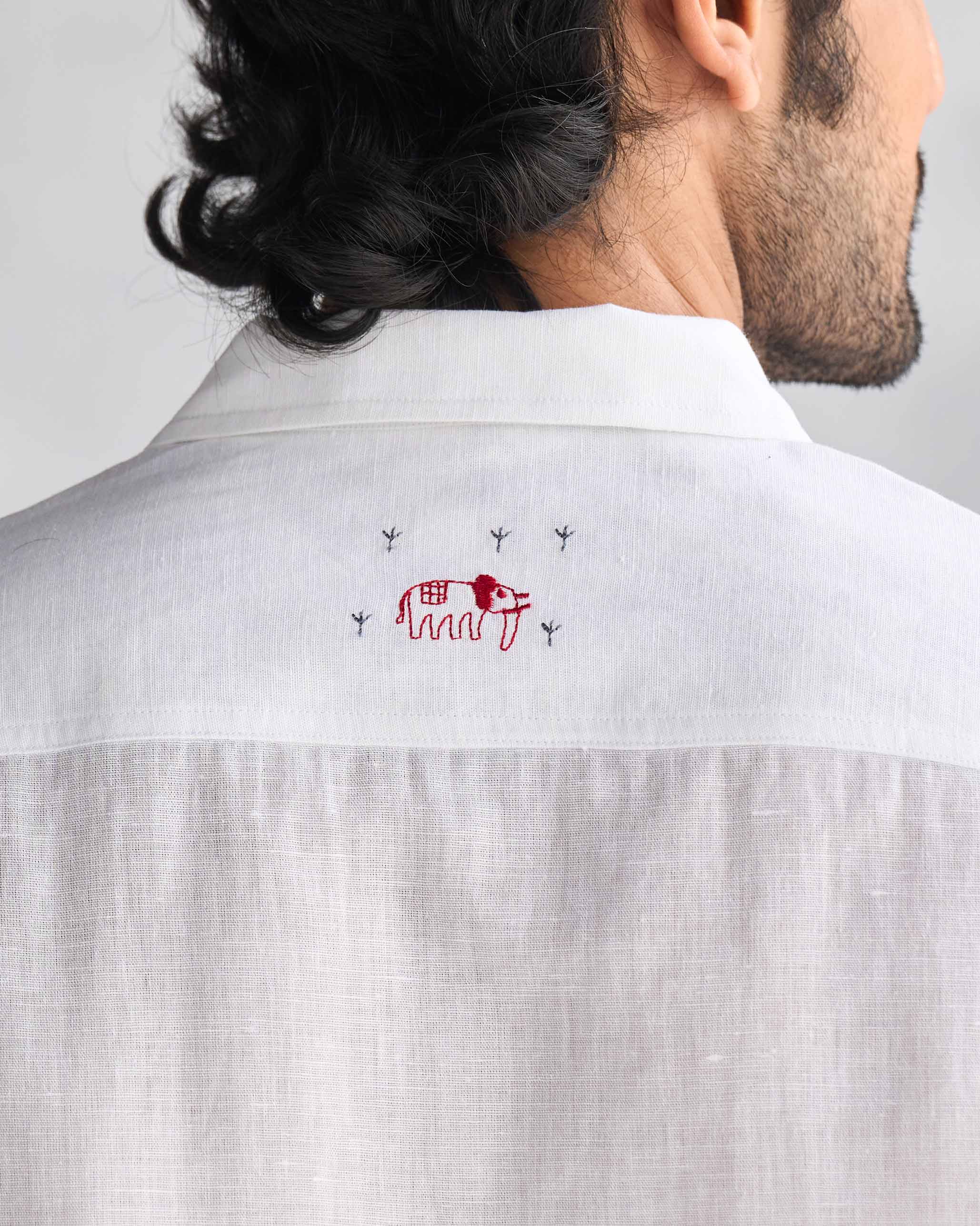 August Shirt - White - Image 4