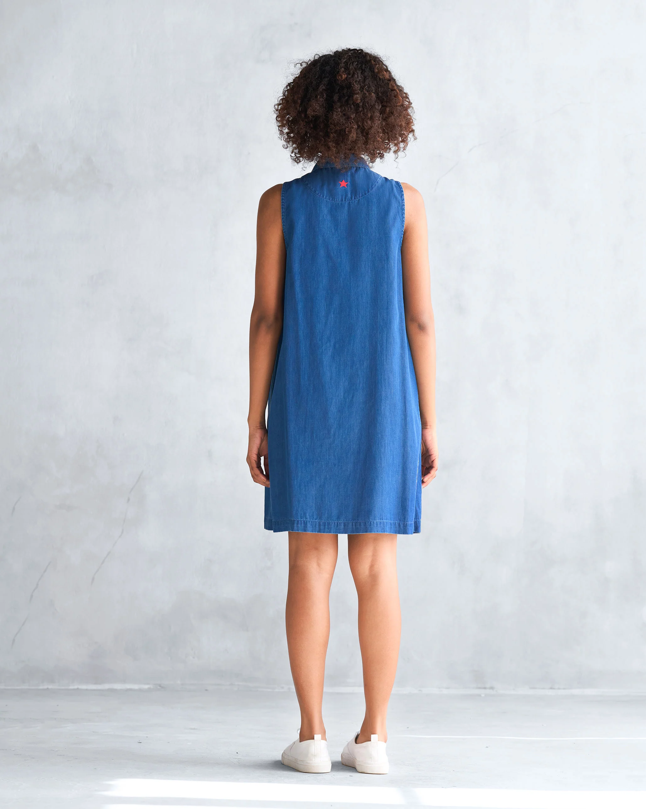 Aung Dress - Blue - Image 3