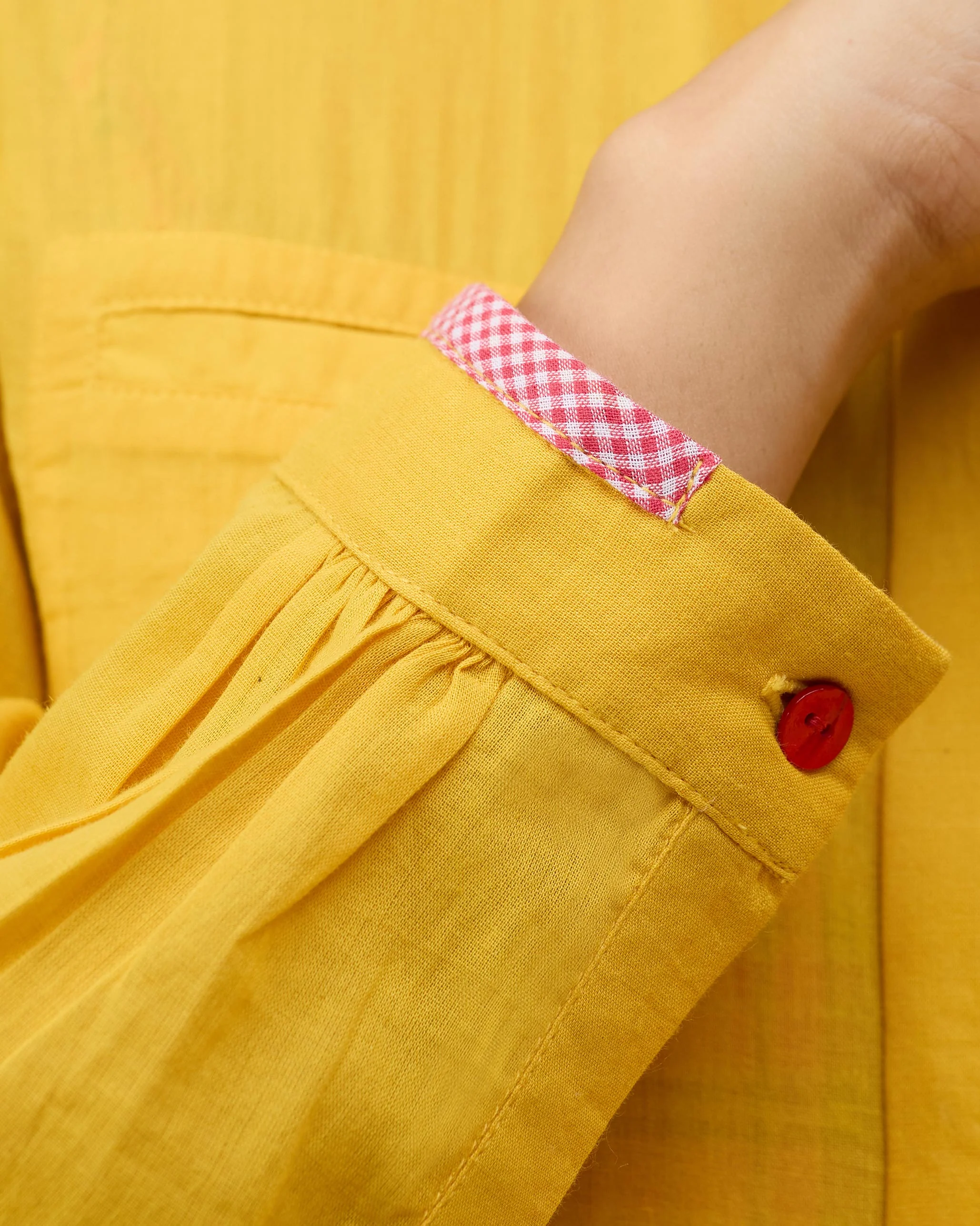 Aurora Dress with Slip - Turmeric Yellow - Image 6