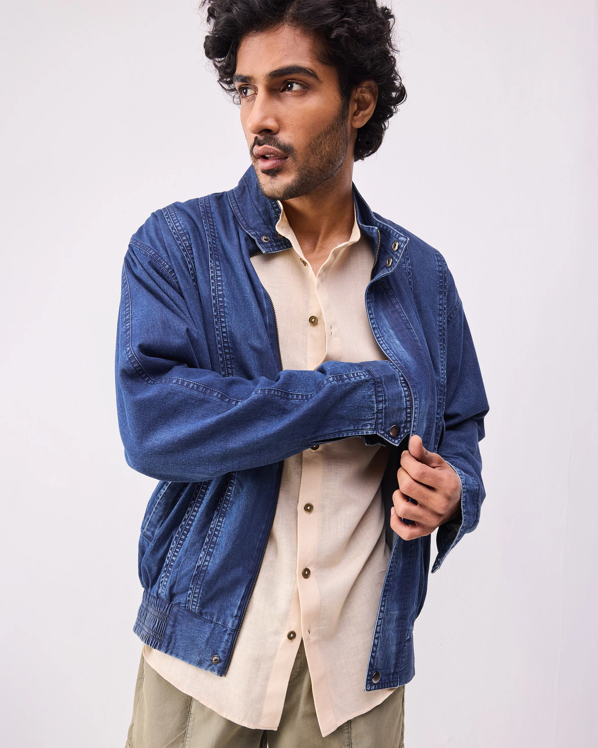 Autumn Bomber - Denim - Image 3