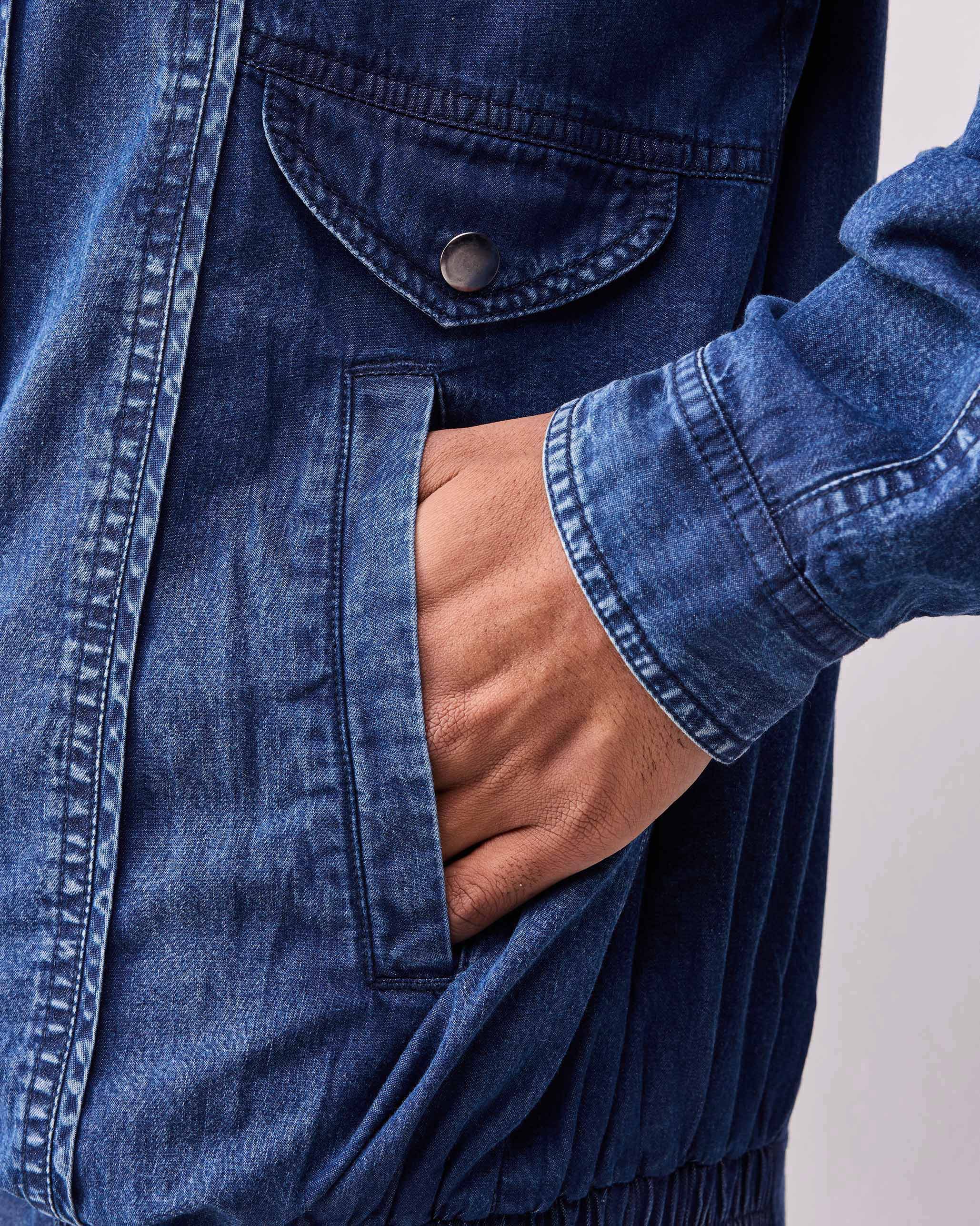 Autumn Bomber - Denim - Image 4