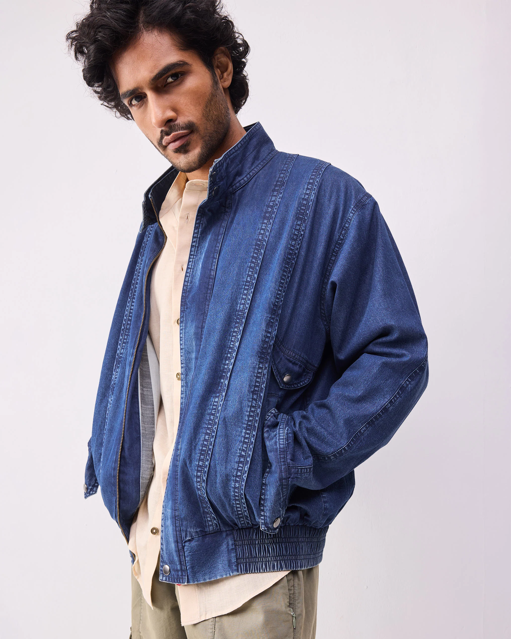 Autumn Bomber - Denim - Image 7