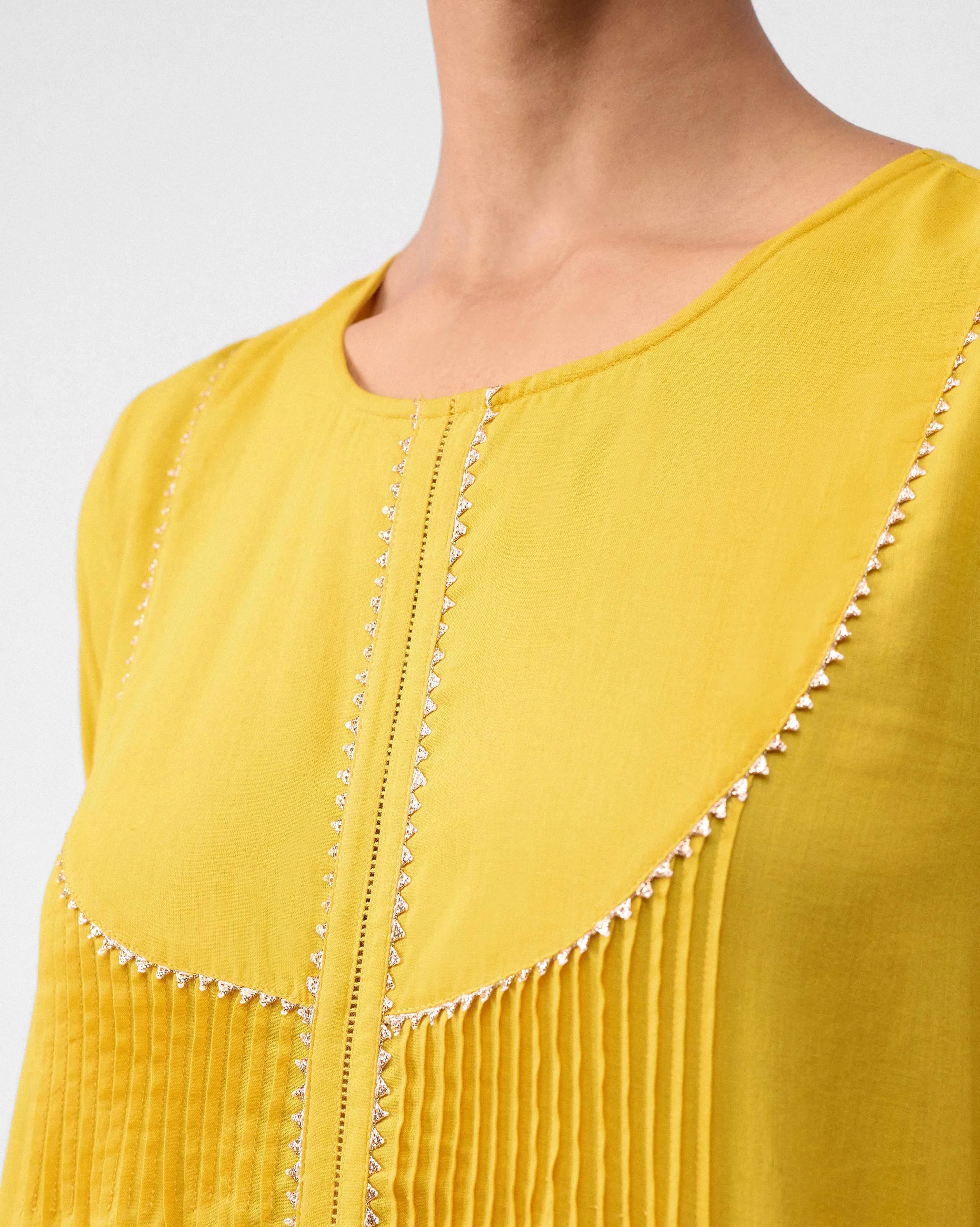 Ayat Kurta - Turmeric Yellow - Image 5