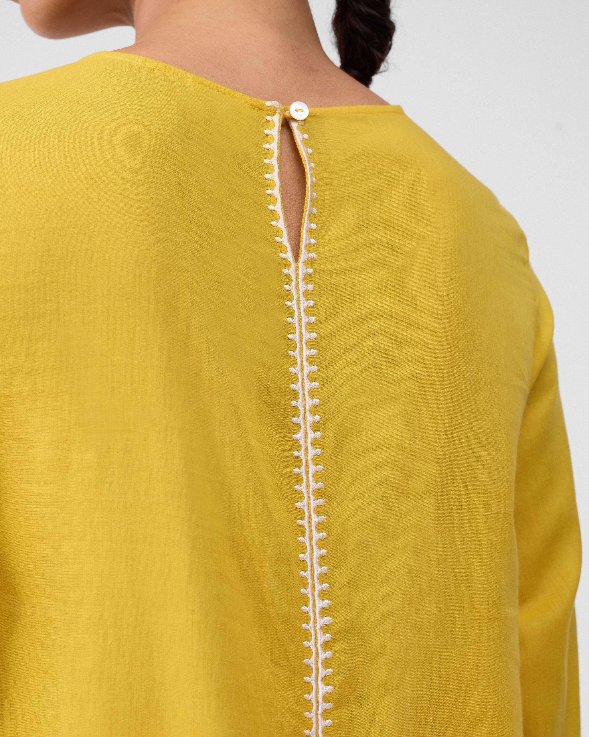 Ayat Kurta - Turmeric Yellow - Image 7