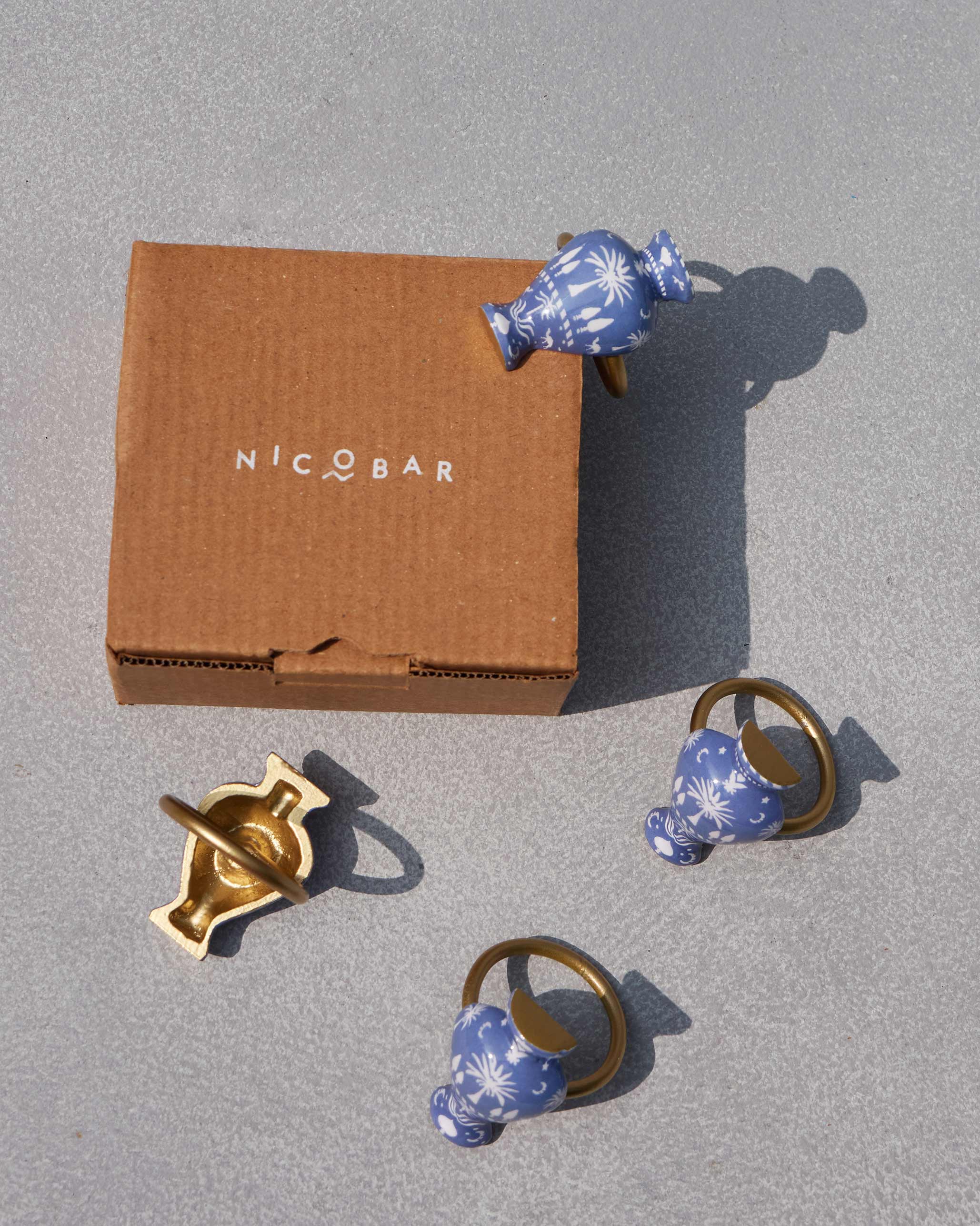Azraq Napkin Ring - Set of 4 - Image 3