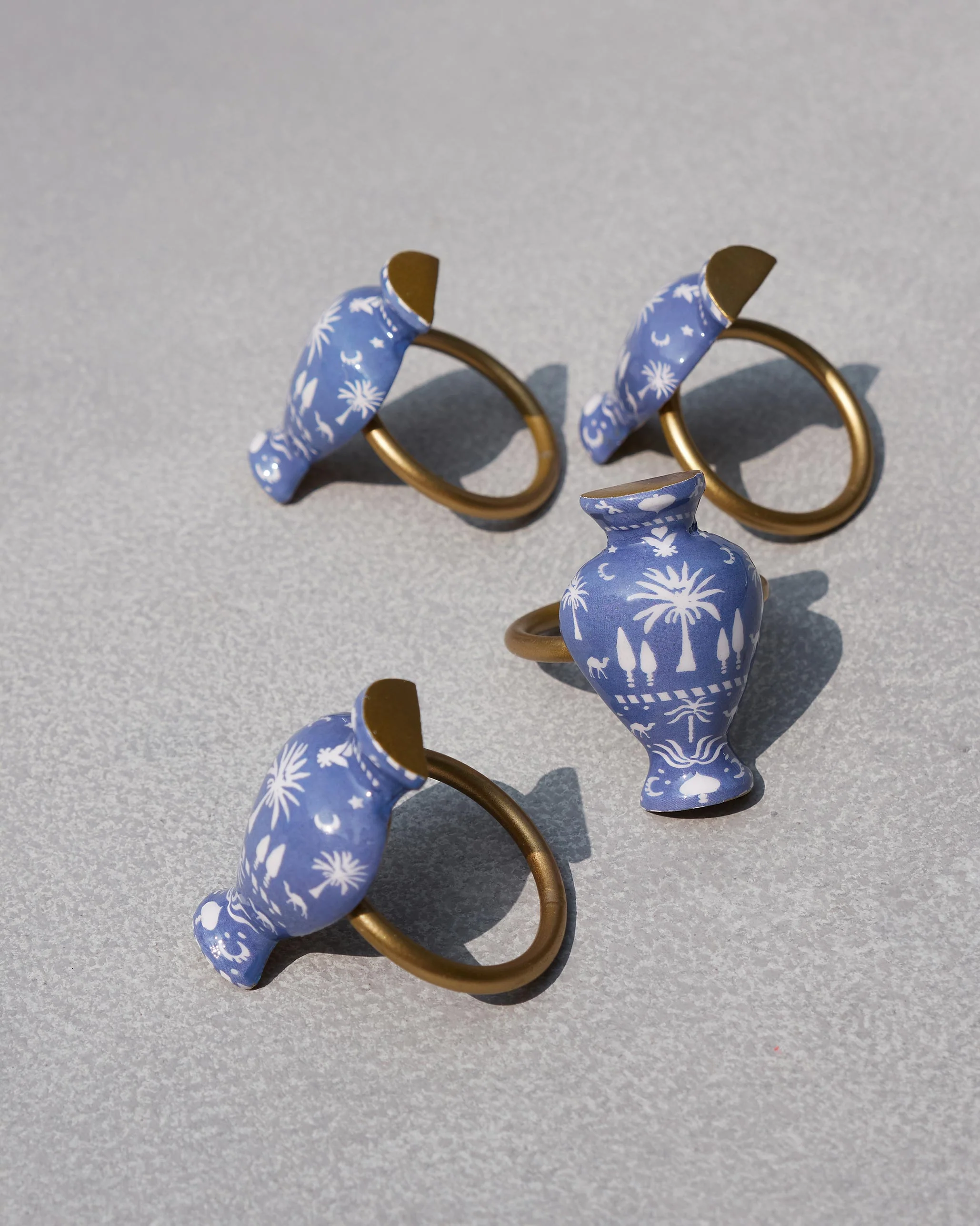 Azraq Napkin Ring - Set of 4 - Image 5