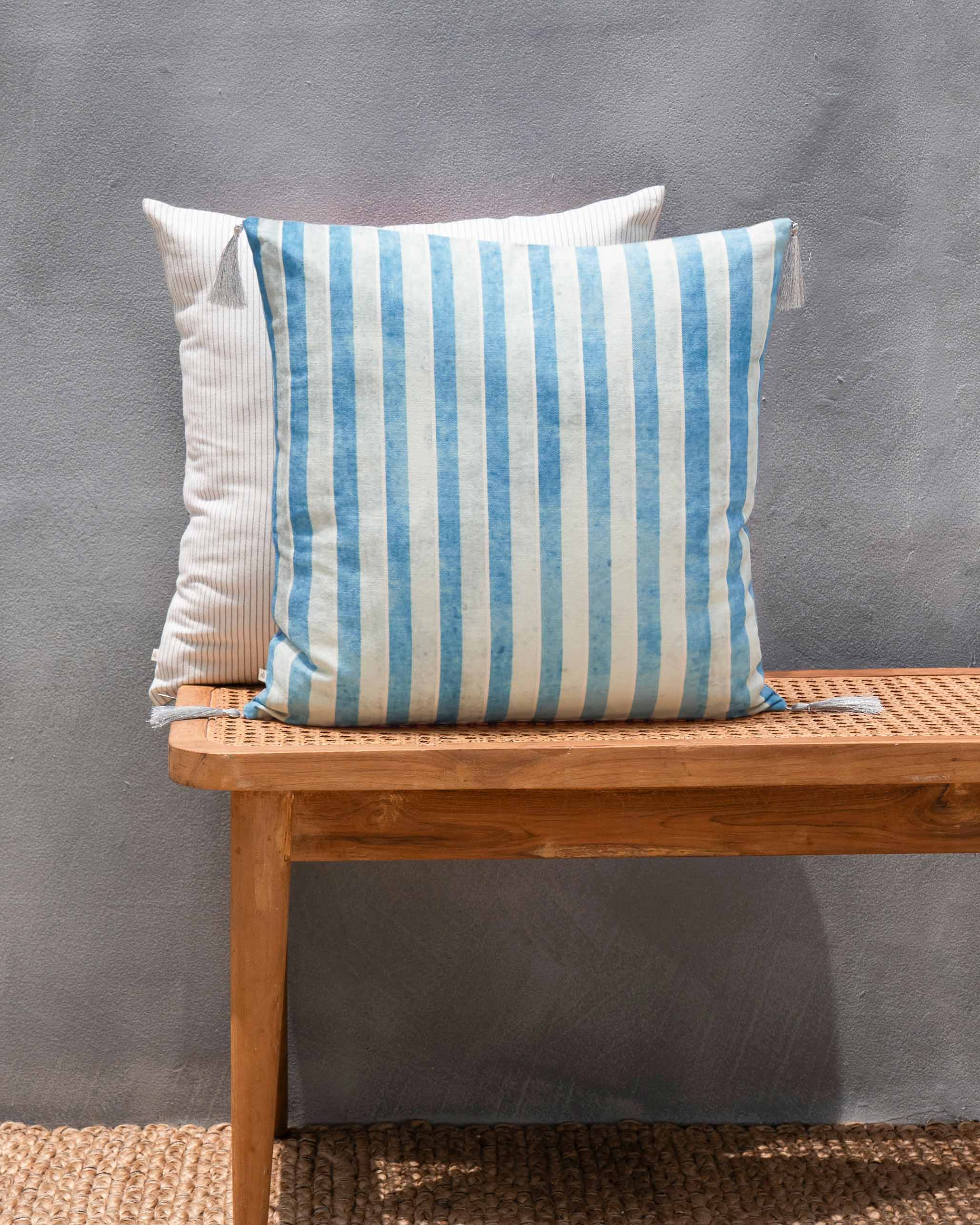 Azraq Tile Cushion Cover - Image 4