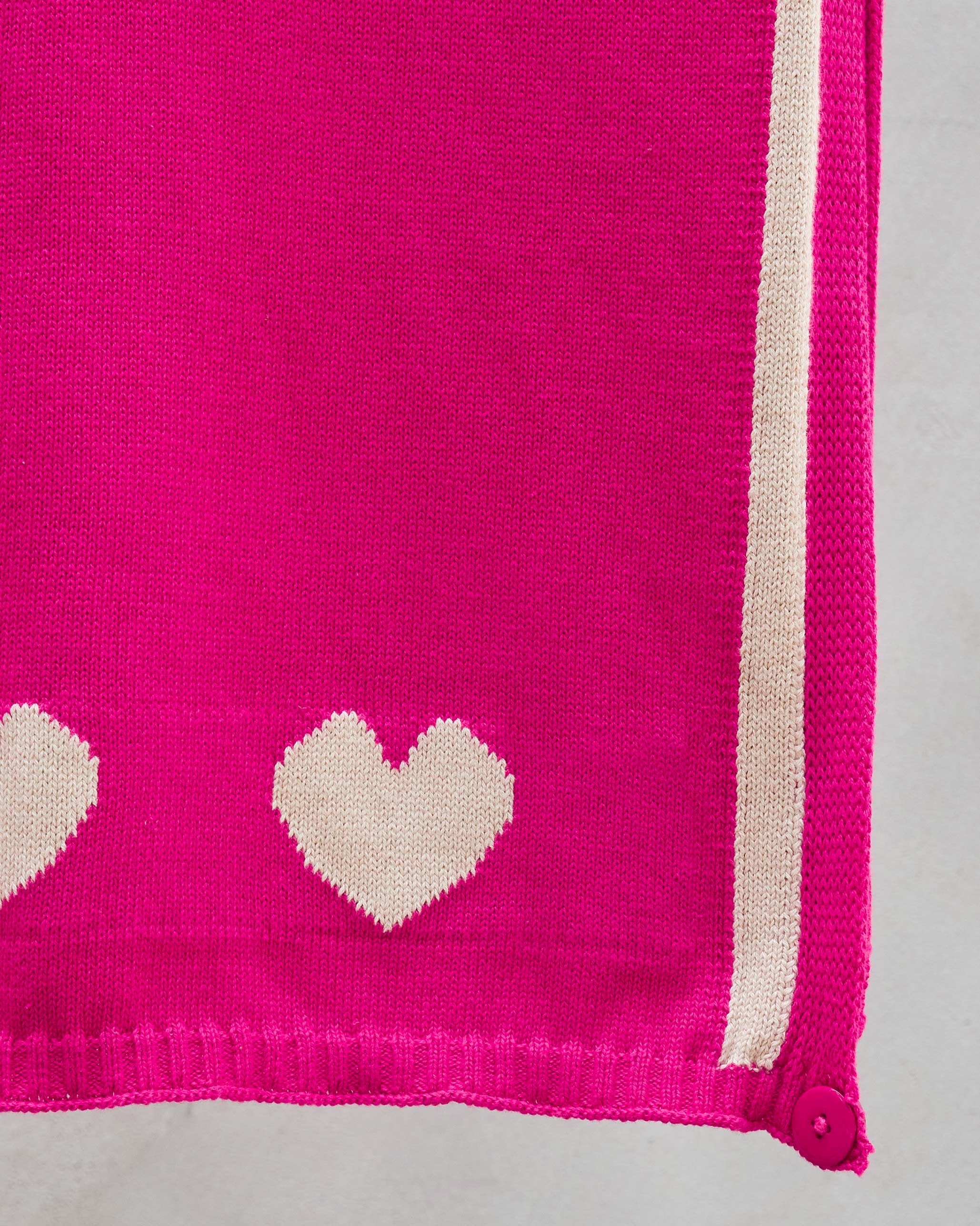 Baby Hearts Scarf - Fuchsia - Image 2