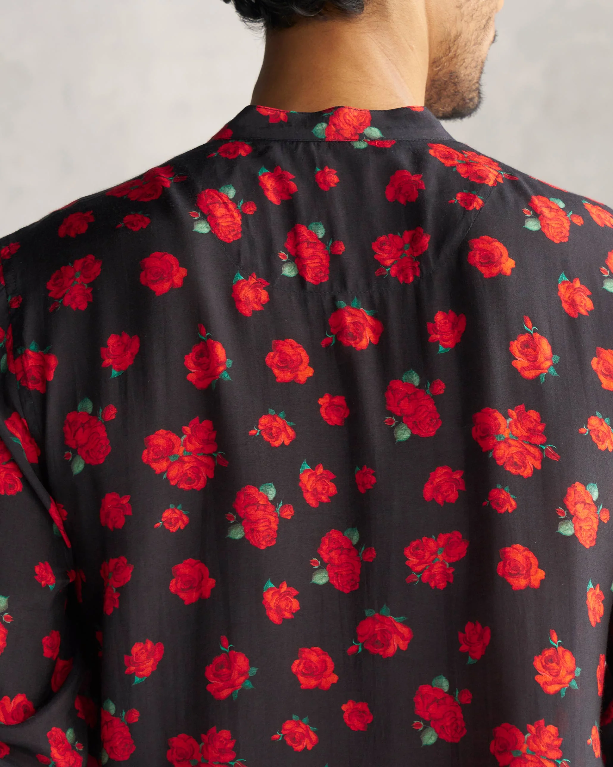 Bageecha Kurta - Black - Image 4