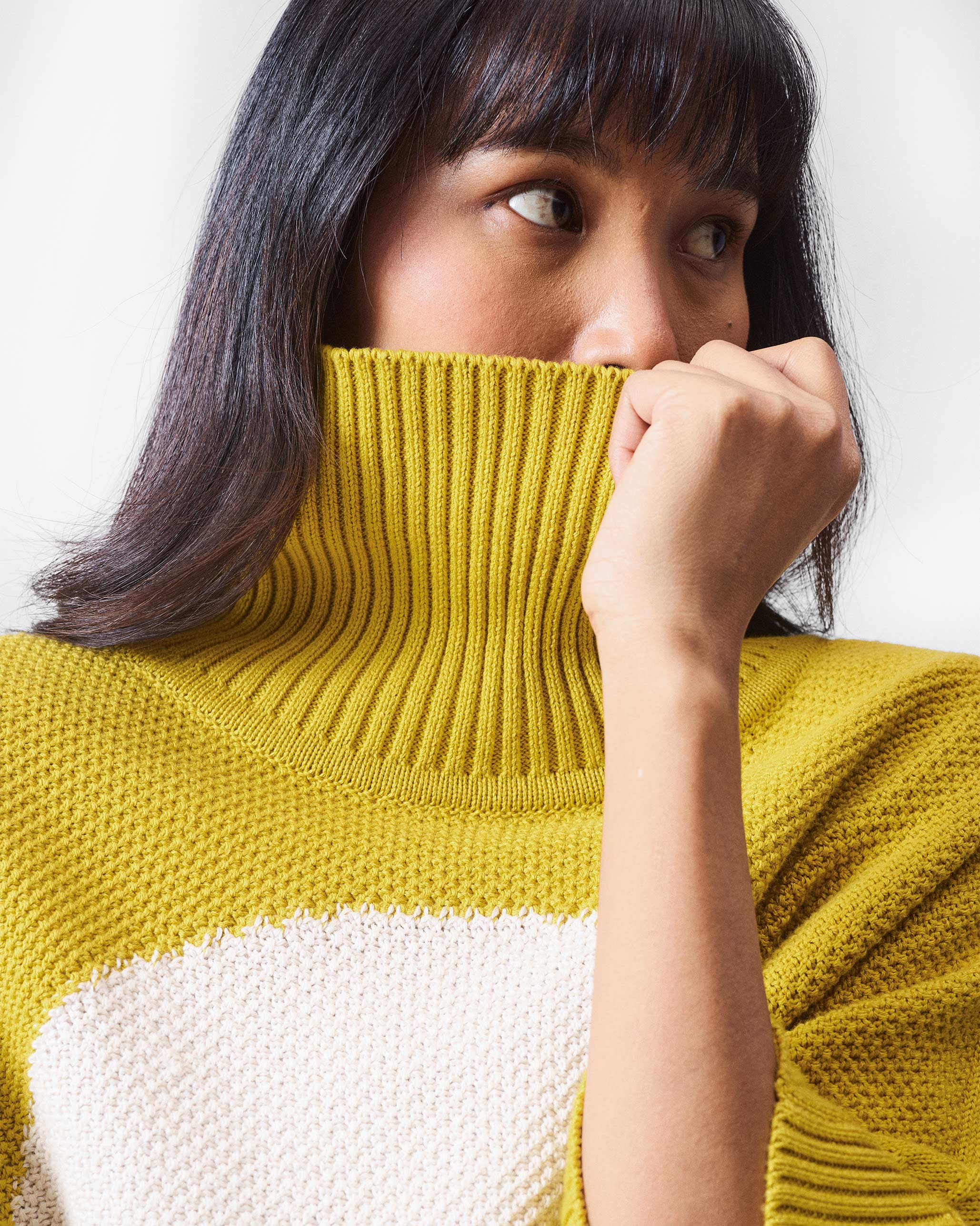 Baggy Sweater - Chartreuse - Image 2