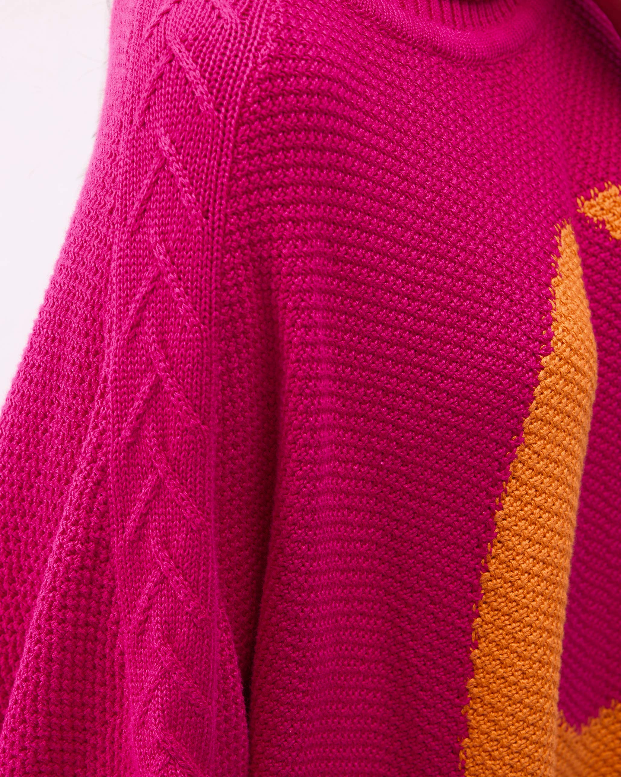 Baggy Sweater - Fuchsia - Image 5