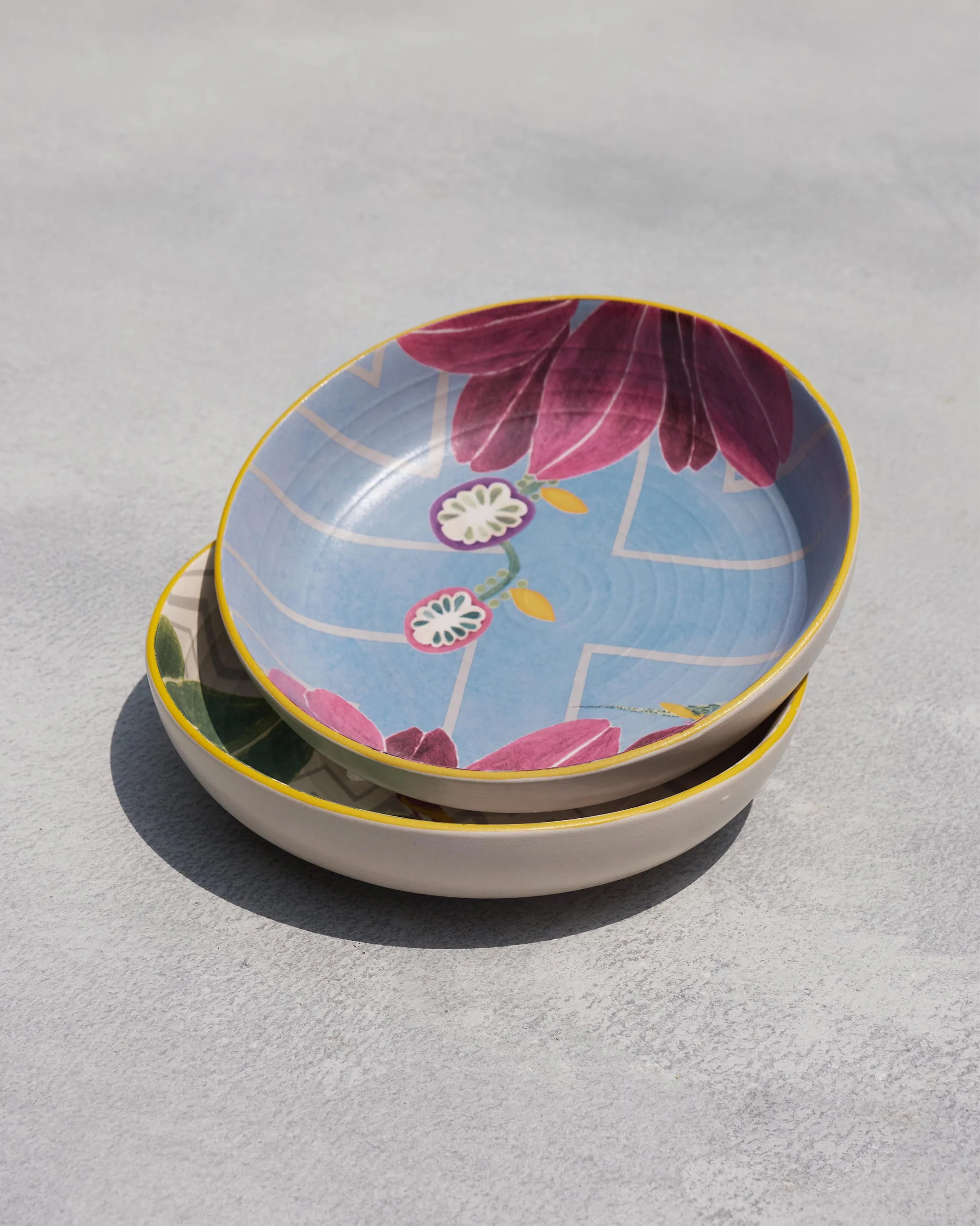 Bahari Shallow Bowl - Set of 2 - Image 3