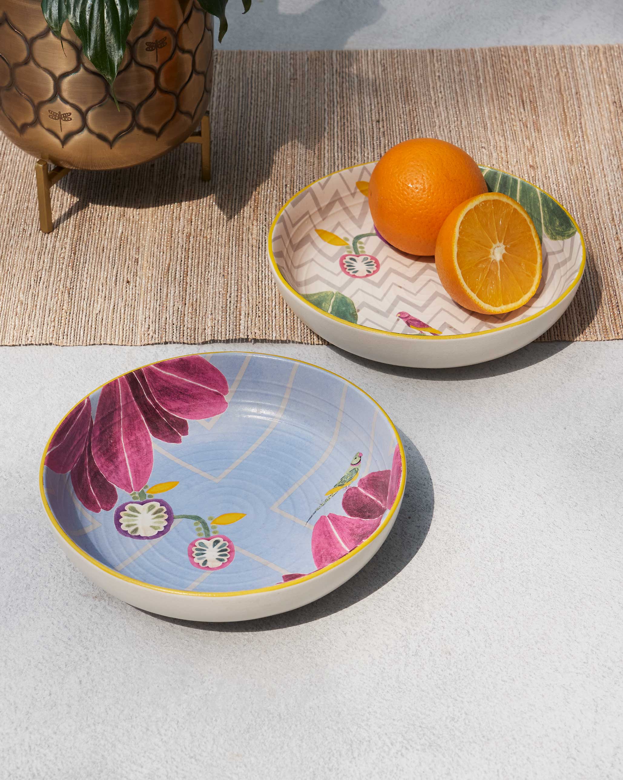 Bahari Shallow Bowl - Set of 2 - Image 6