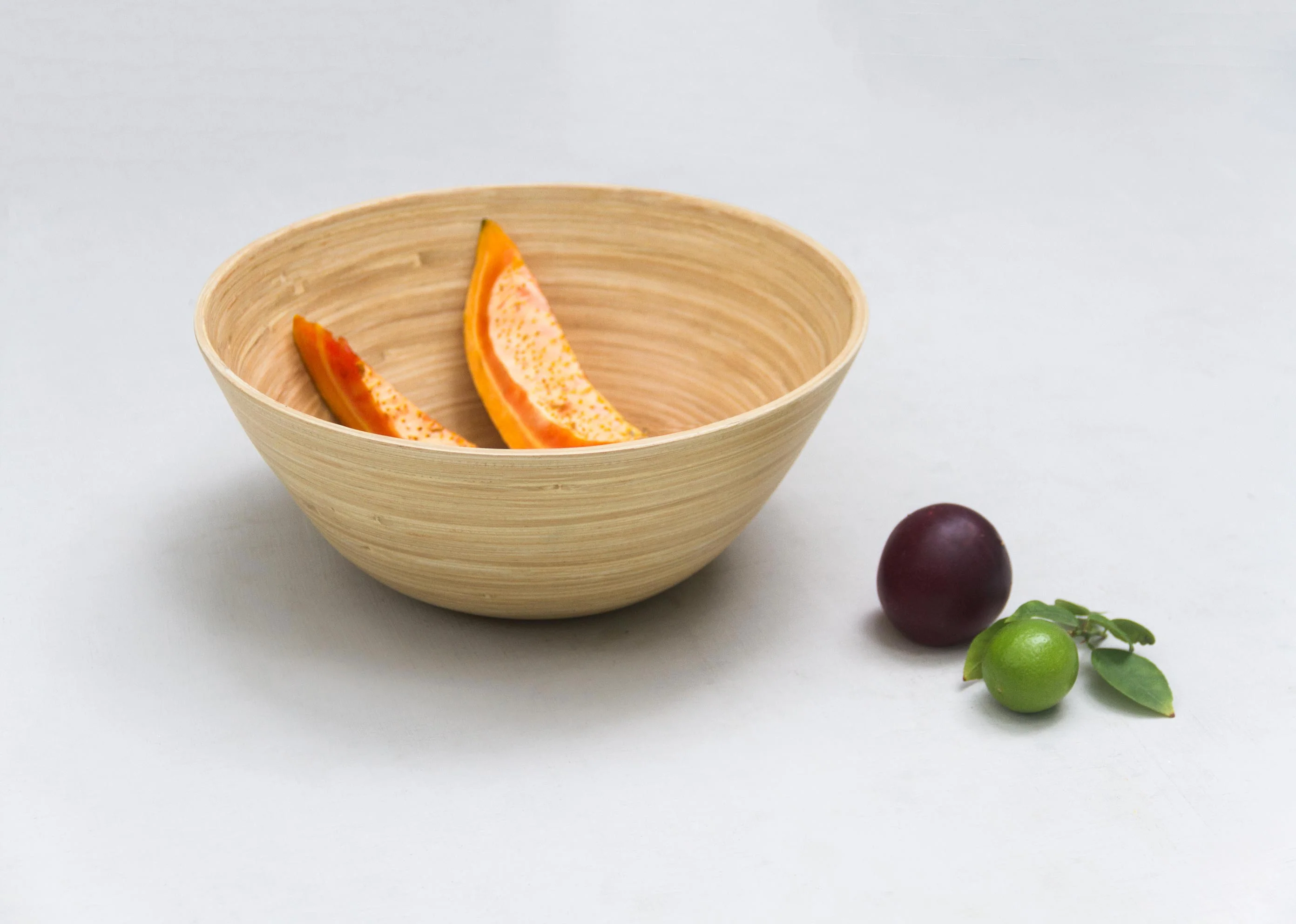 Bamboo Salad Bowl - Image 3