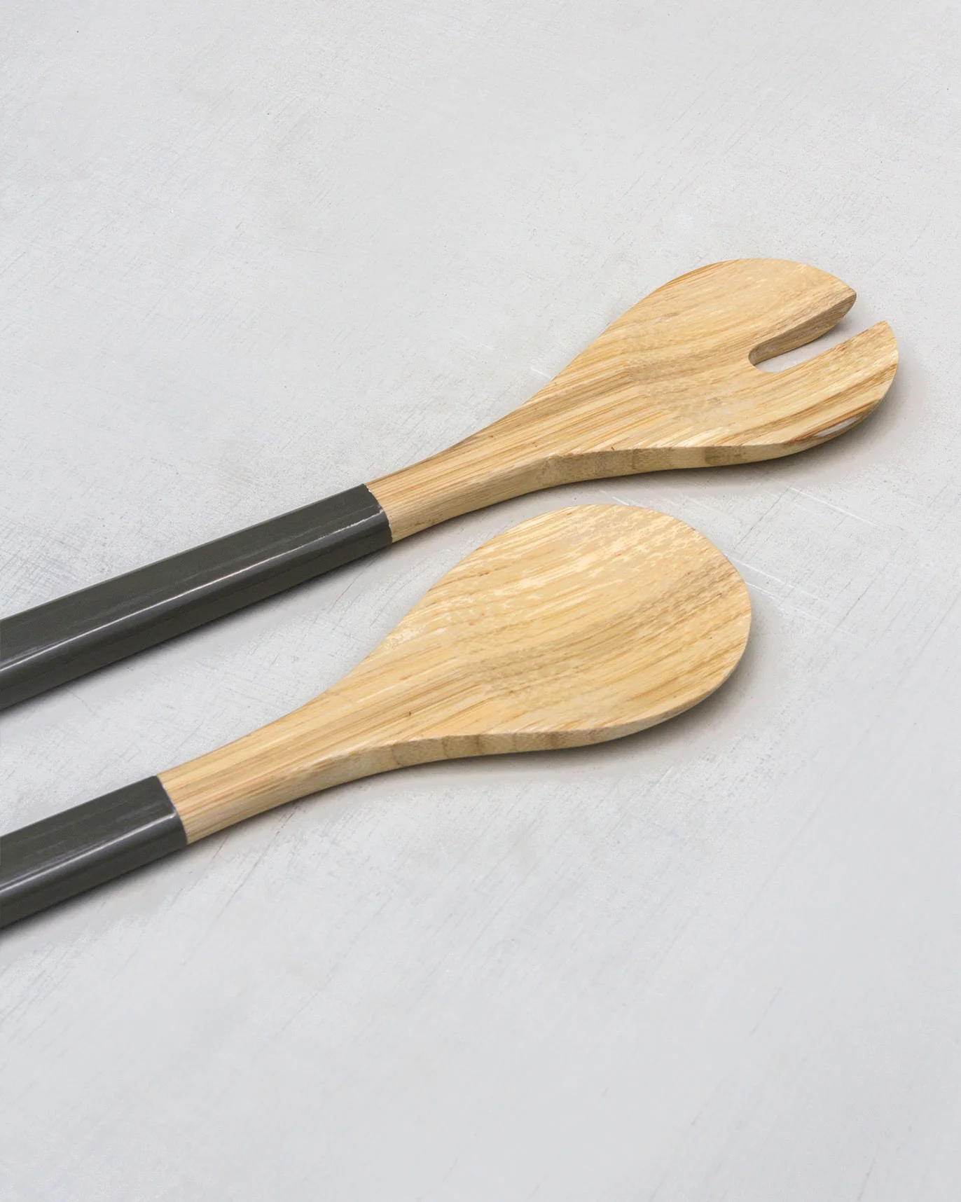 Bamboo Spoons (Set of 2) - Grey - Image 2