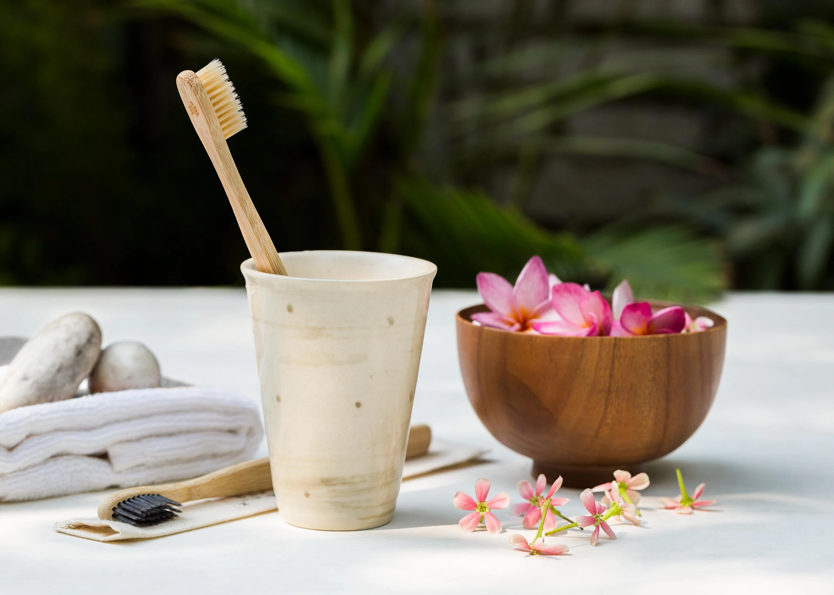Bamboo Toothbrush - Natural - Image 3