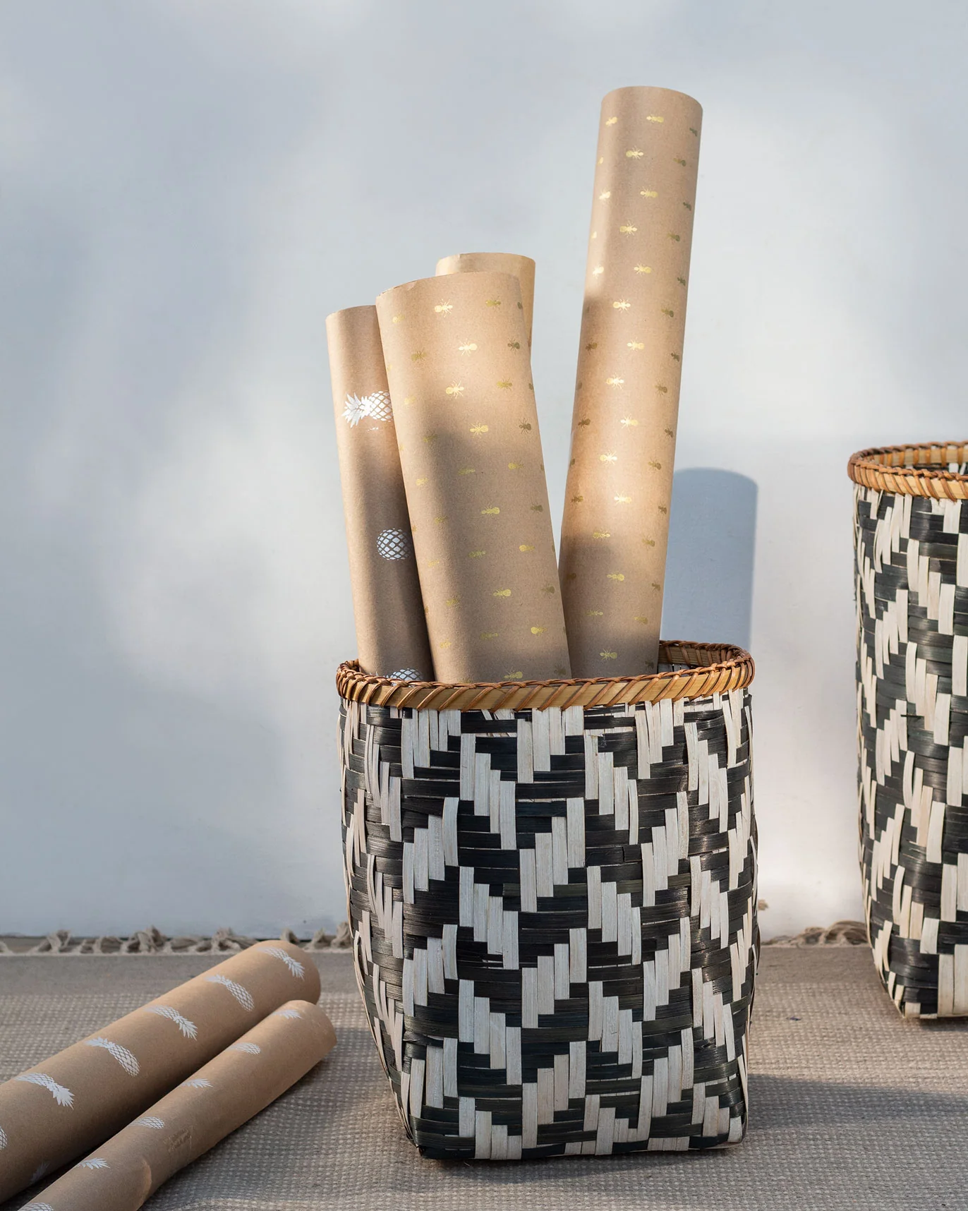 Bamboo Waste Bin - Image 5