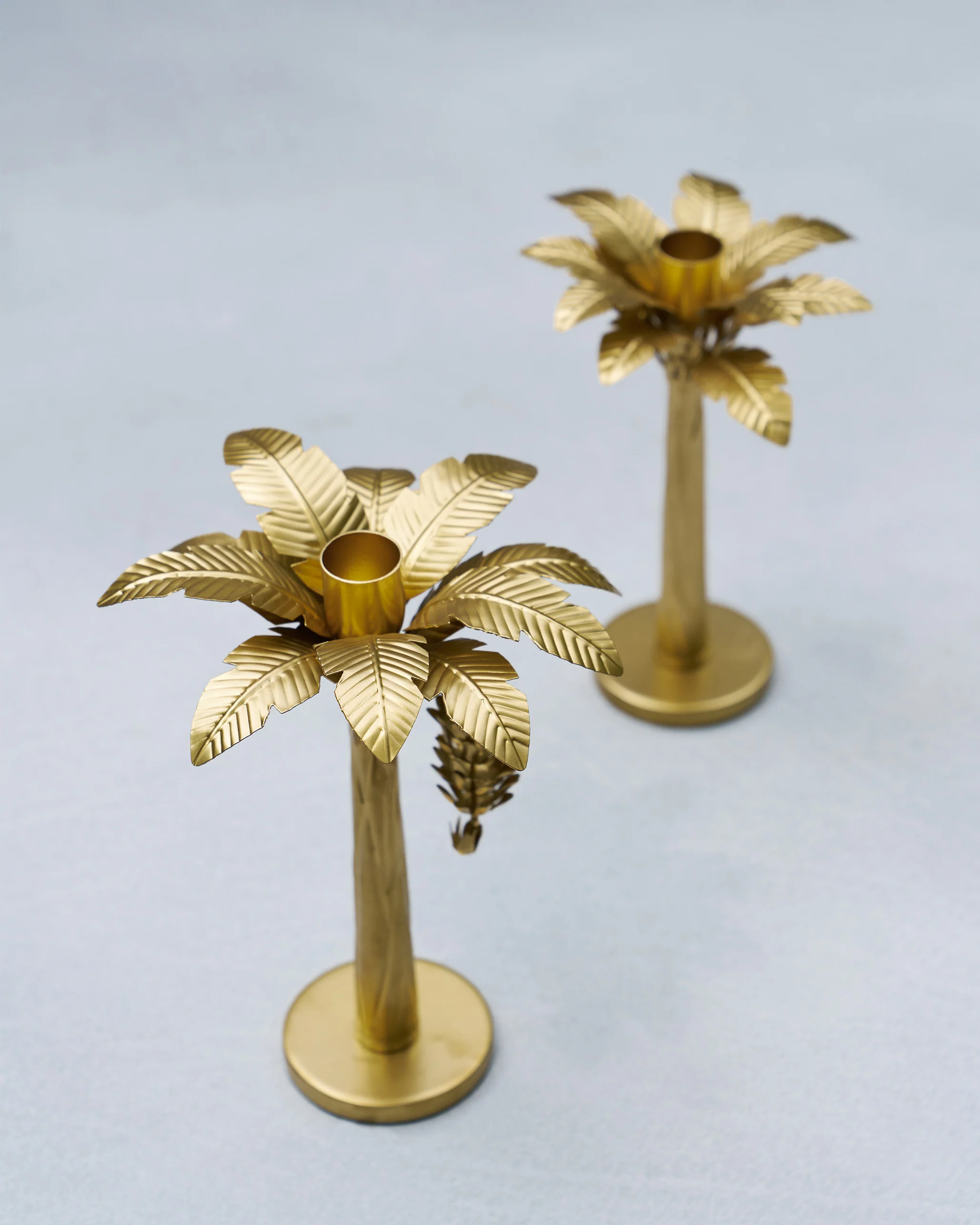 Banana Tree Candle Stands - Set of 2 - Image 4