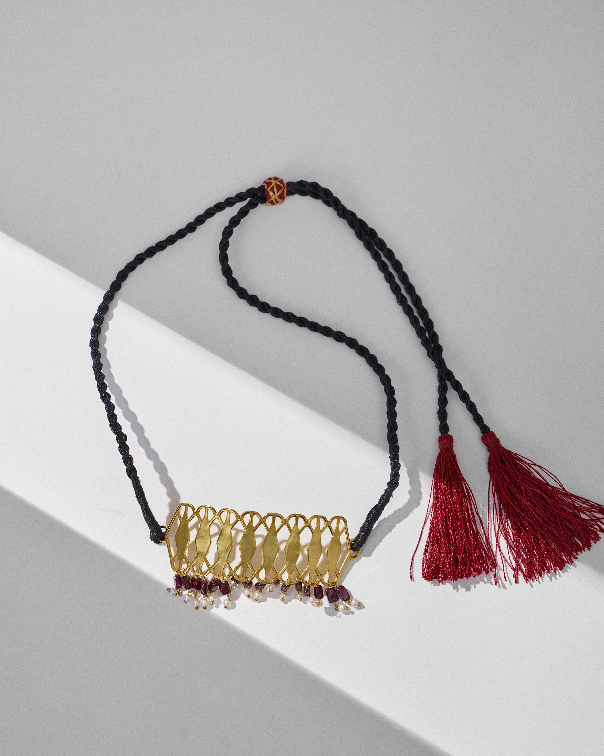 Barfi Choker - Gold - Image 3