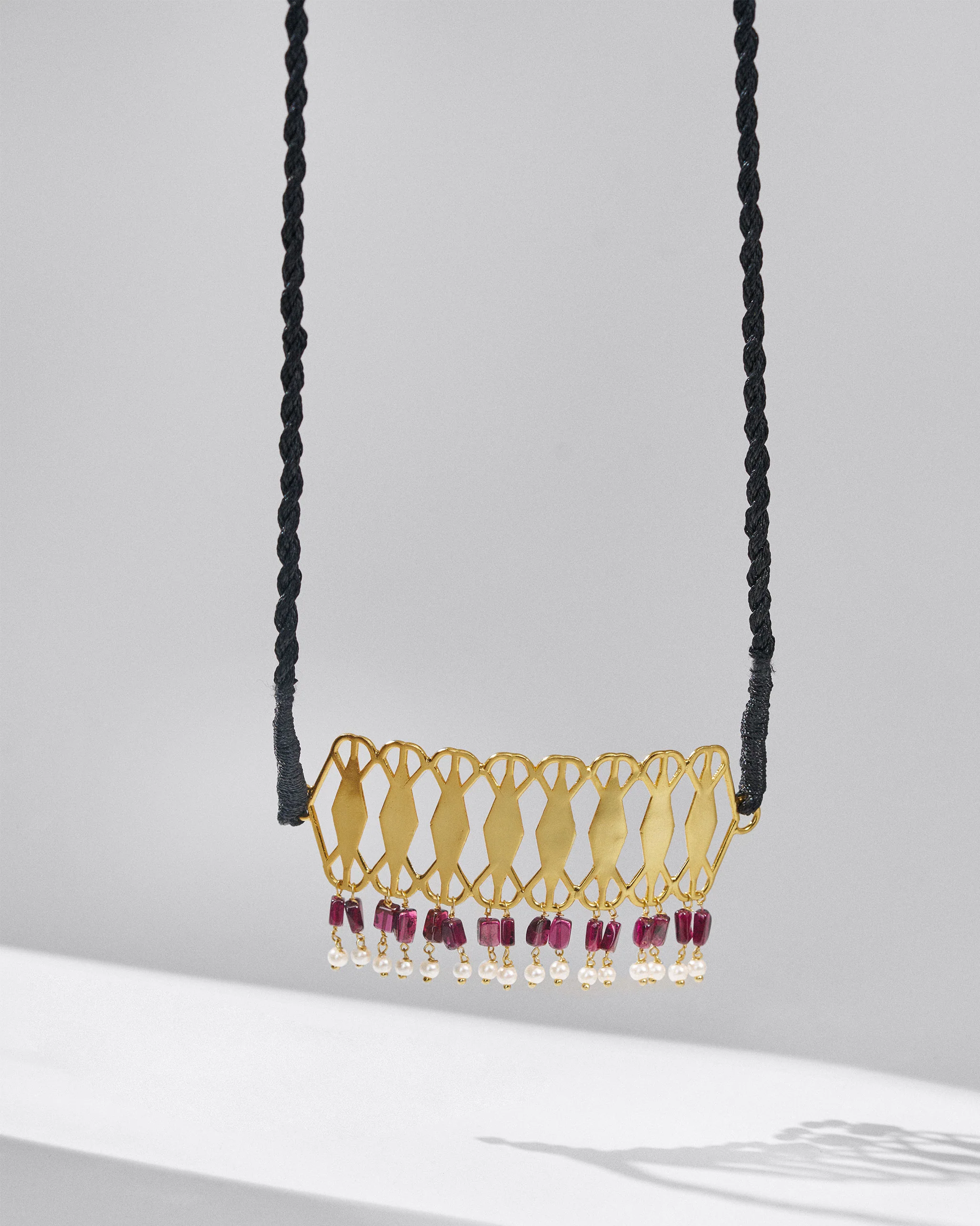 Barfi Choker - Gold - Image 4