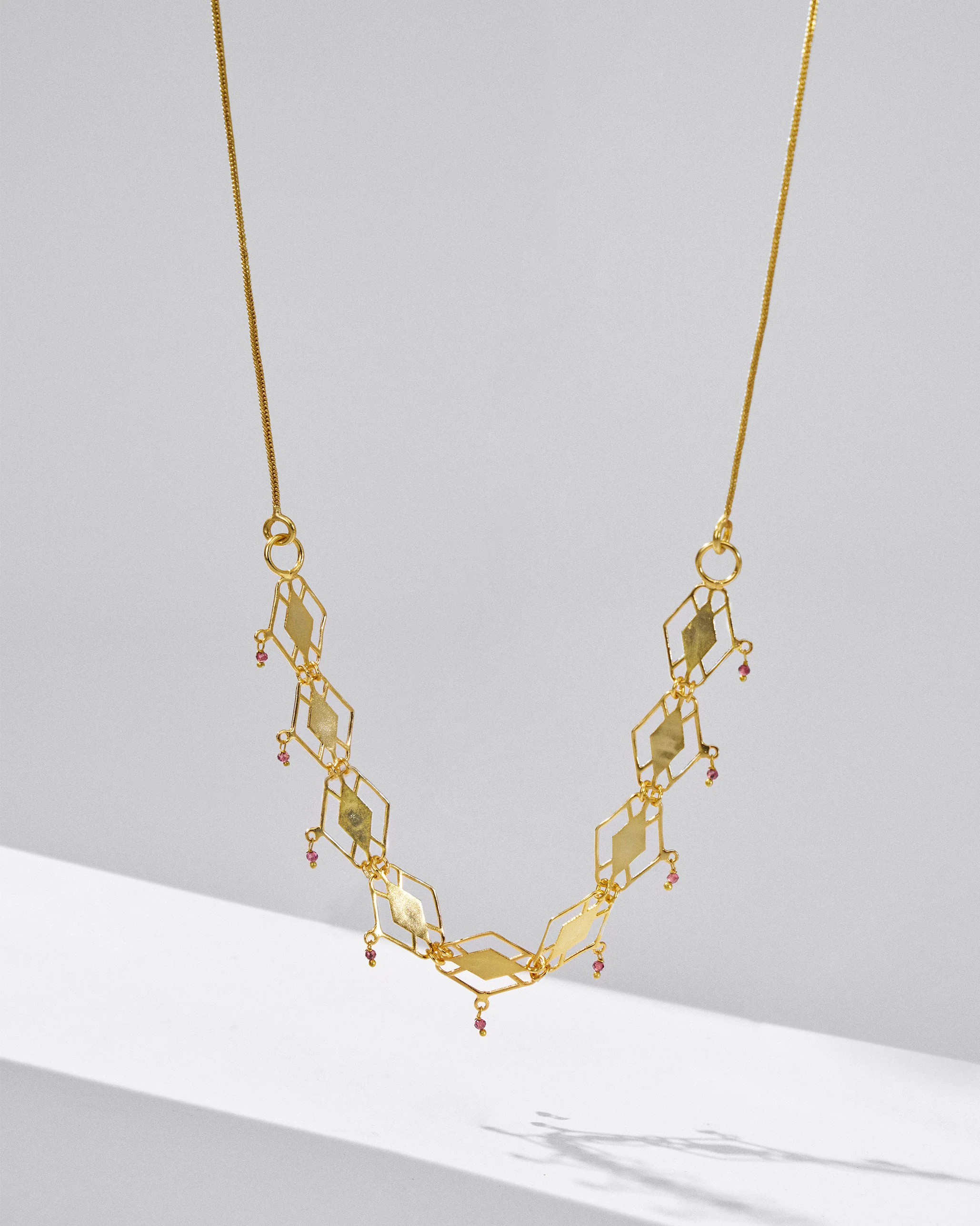 Barfi Necklace - Gold - Image 3