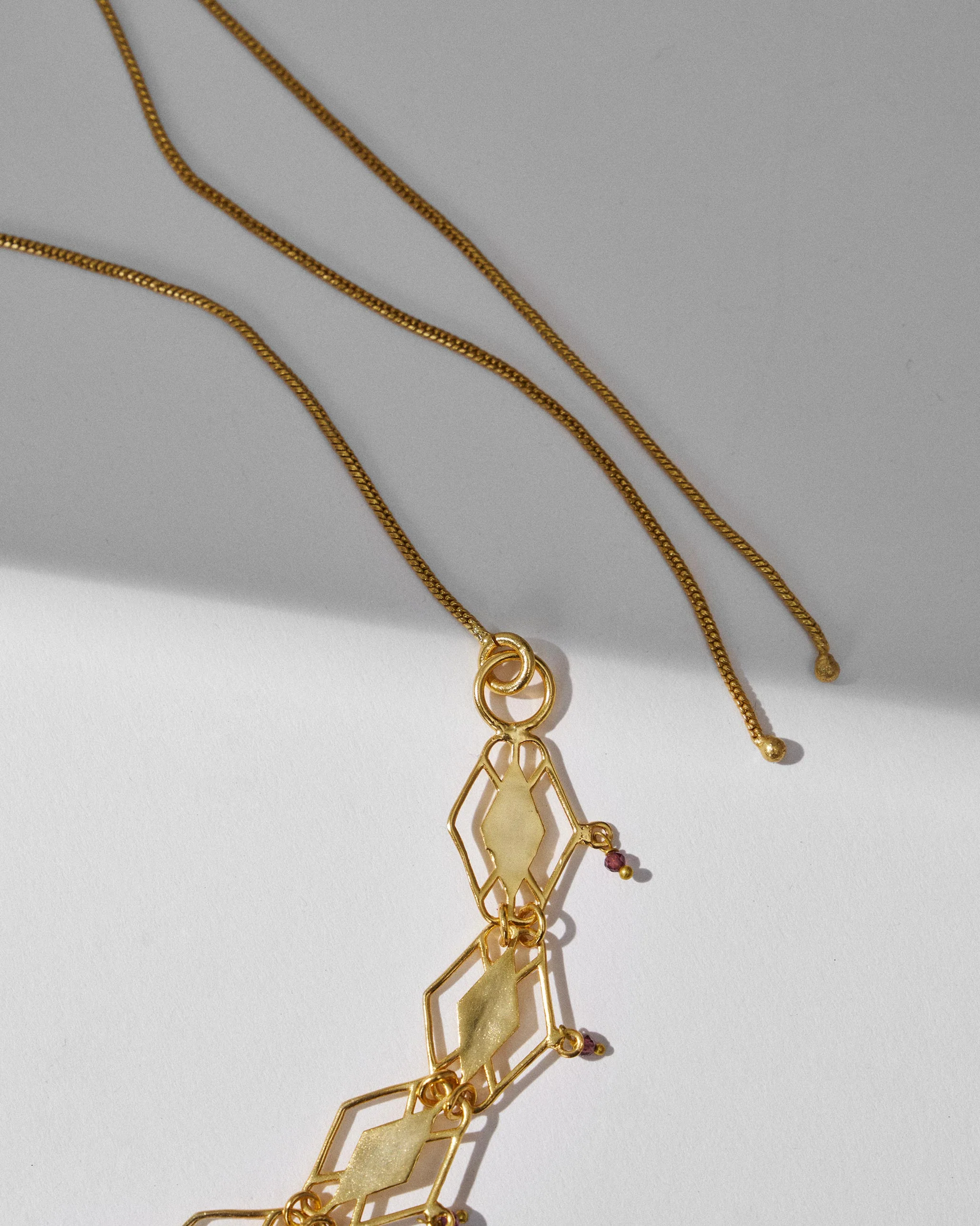 Barfi Necklace - Gold - Image 4