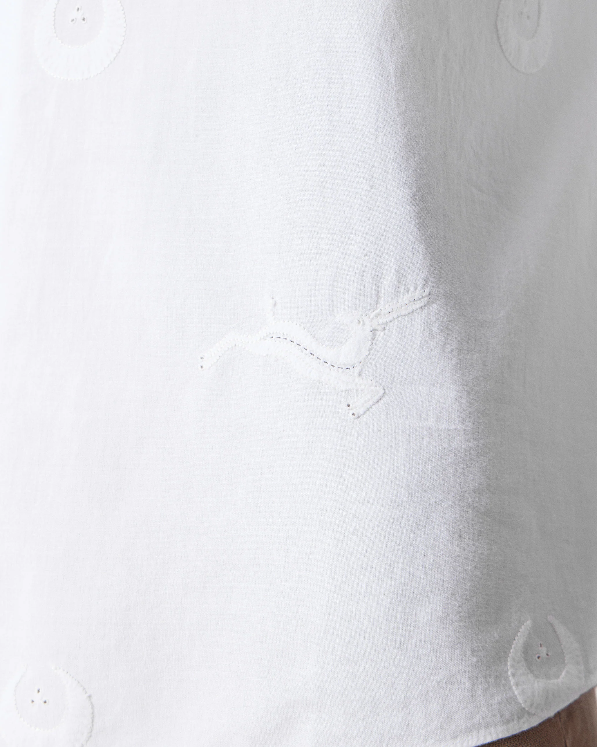 Basalt Shirt - White Embroidered - Image 7