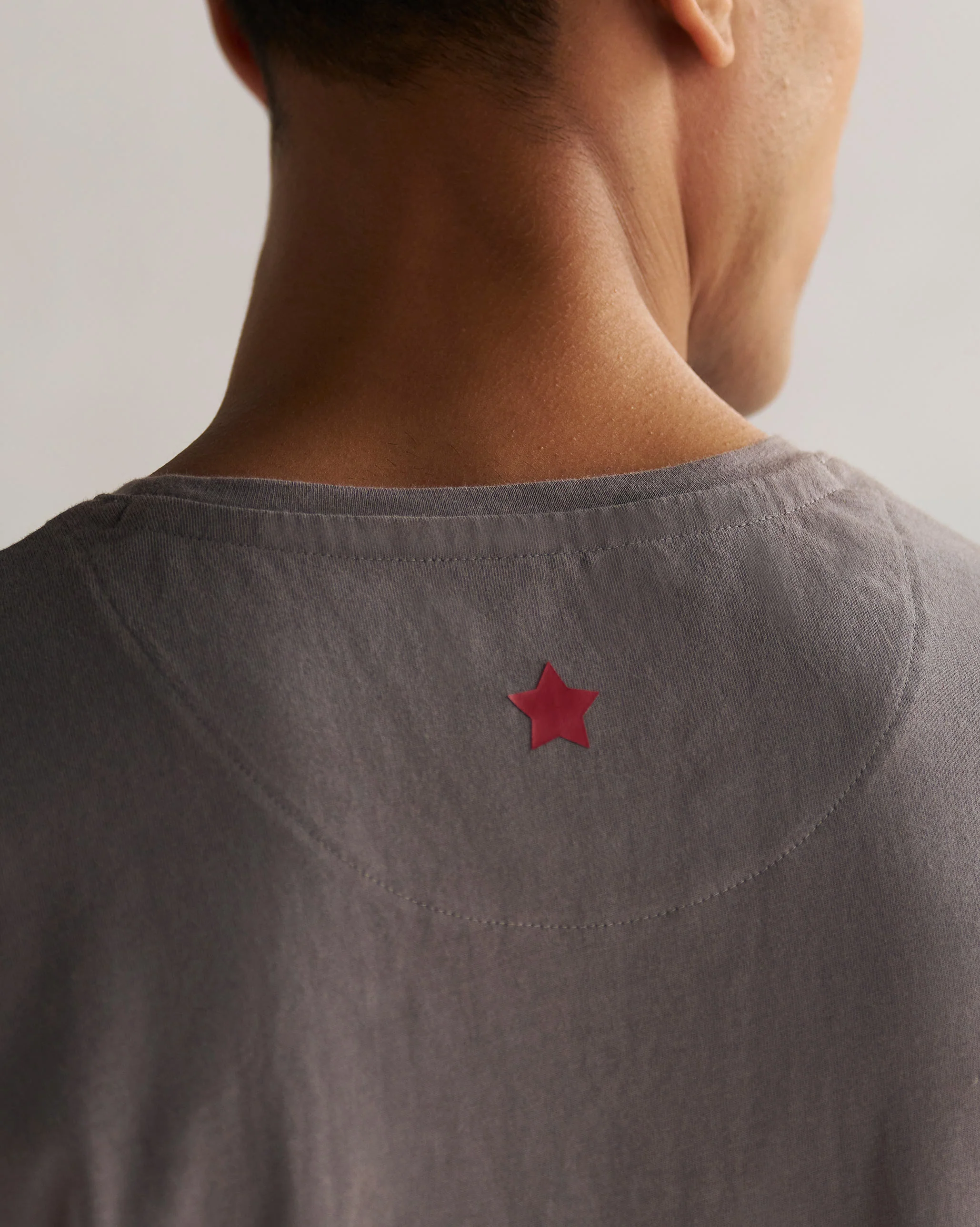 Basic Full Sleeve T-shirt - Charcoal - Image 2