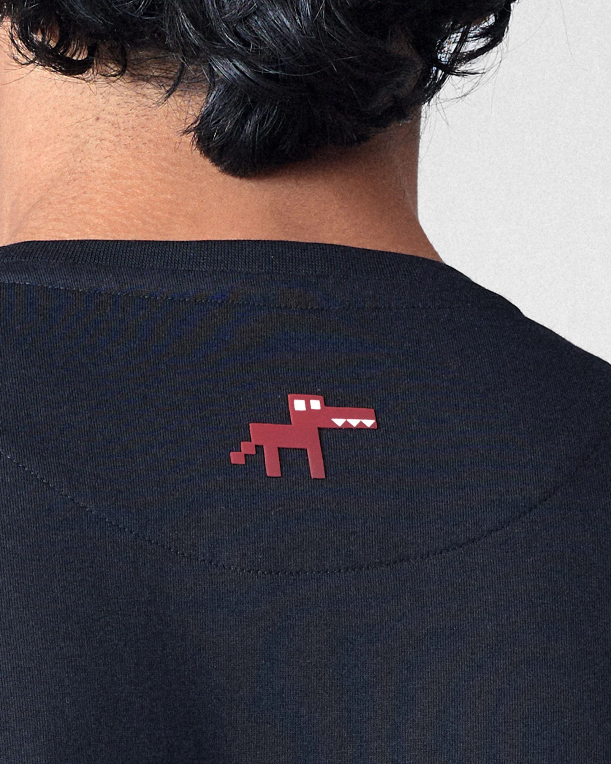 Basic Full Sleeves T-Shirt - Black - Image 2