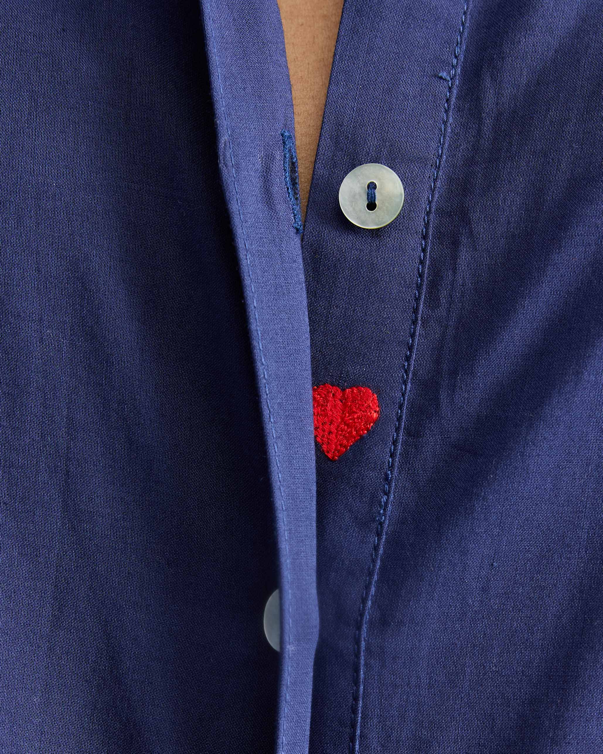 Basic Long Kurta - Ink Blue - Image 5