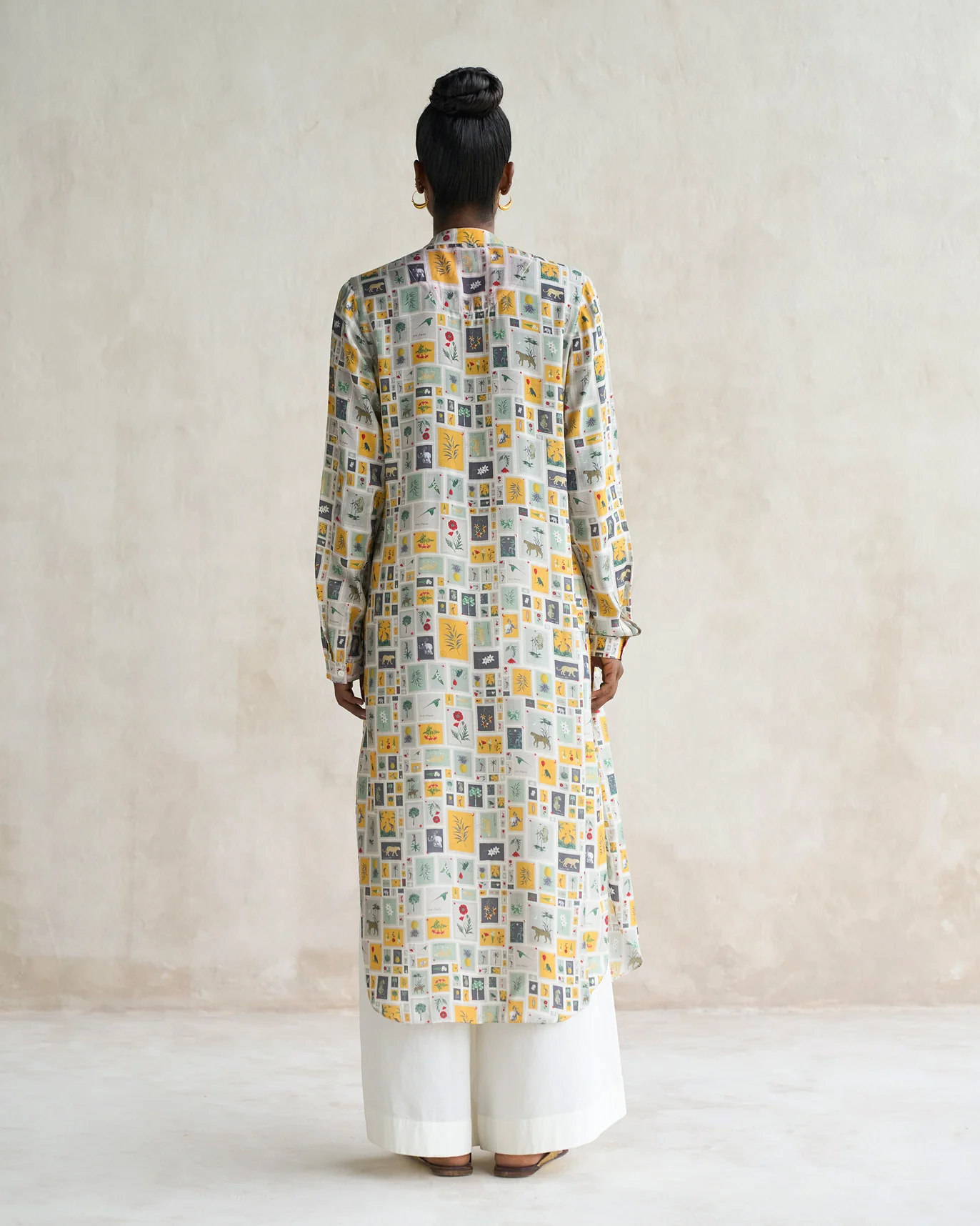 Basic Long Length Kurta - Multi - Image 4