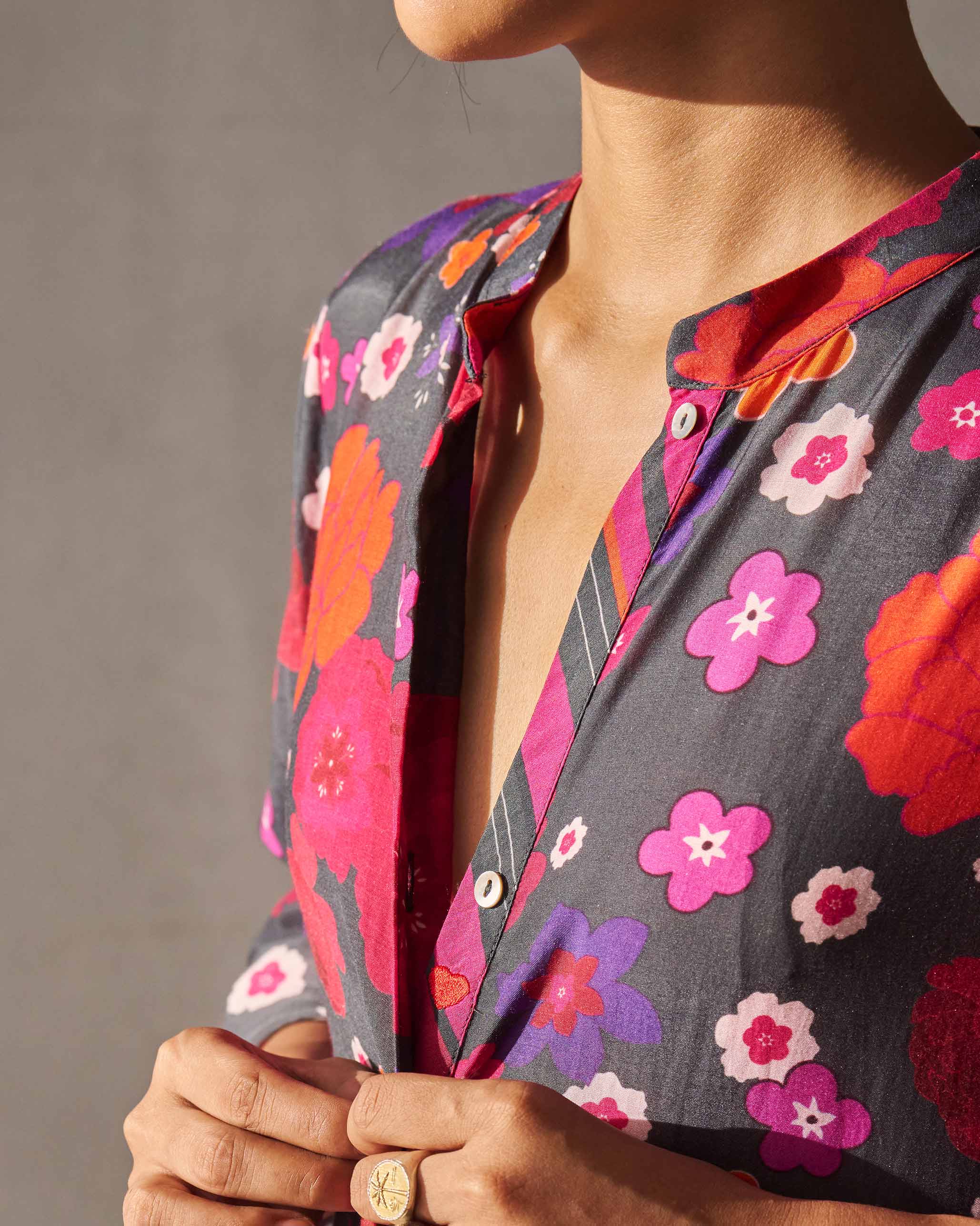 Basic Long Length Kurta - Multi Color - Image 2