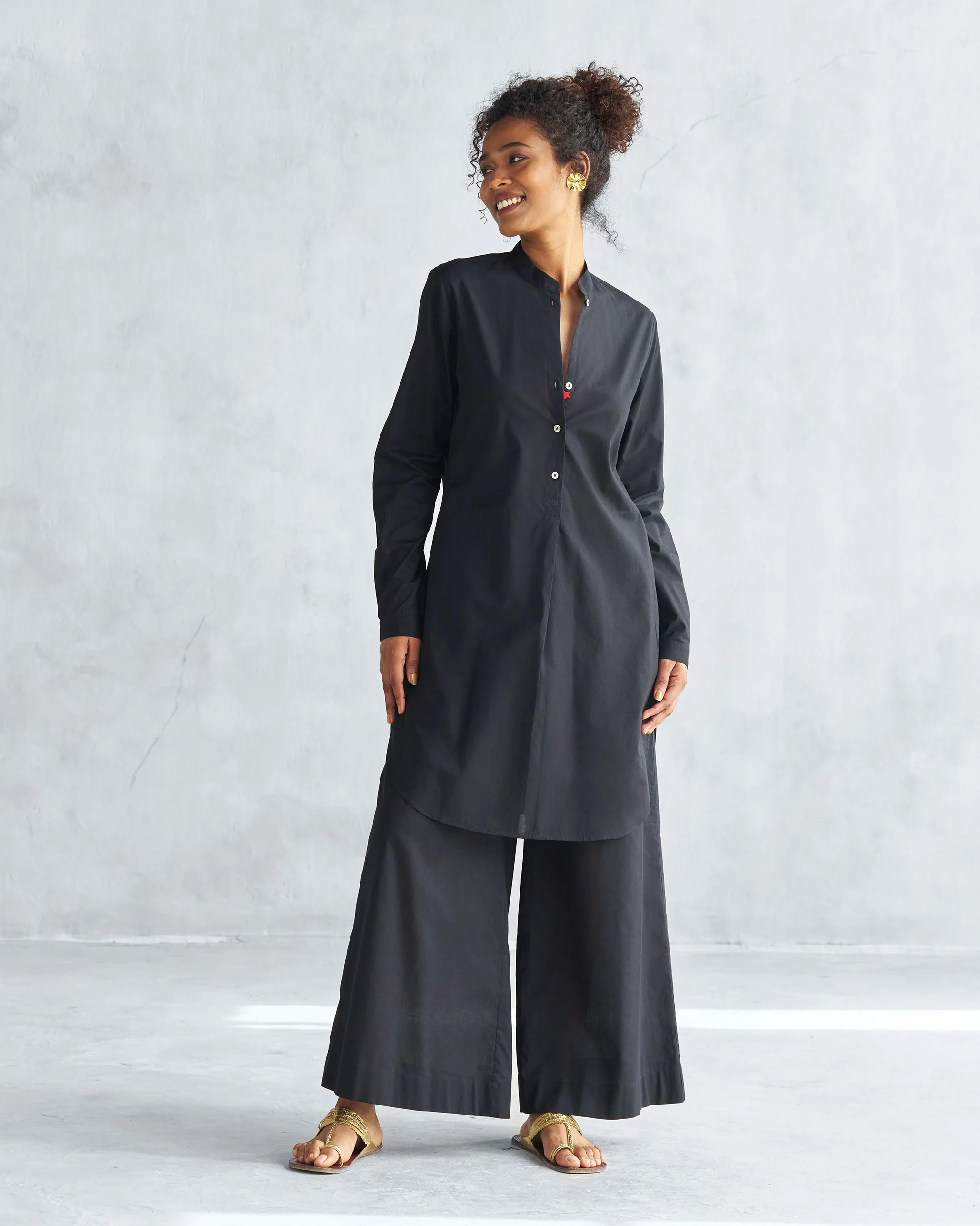 Basic Pyjamas - Black - Image 4