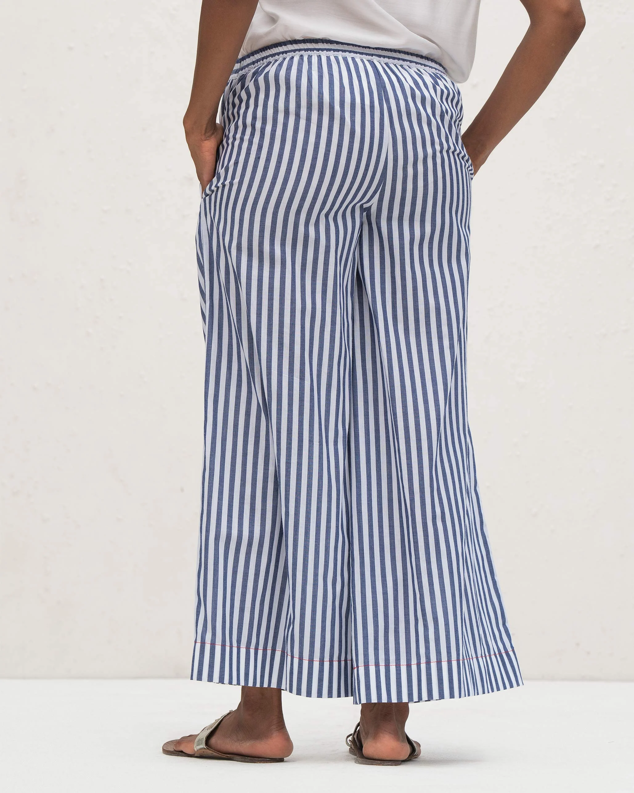 Basic Pyjamas - Blue & White - Image 3