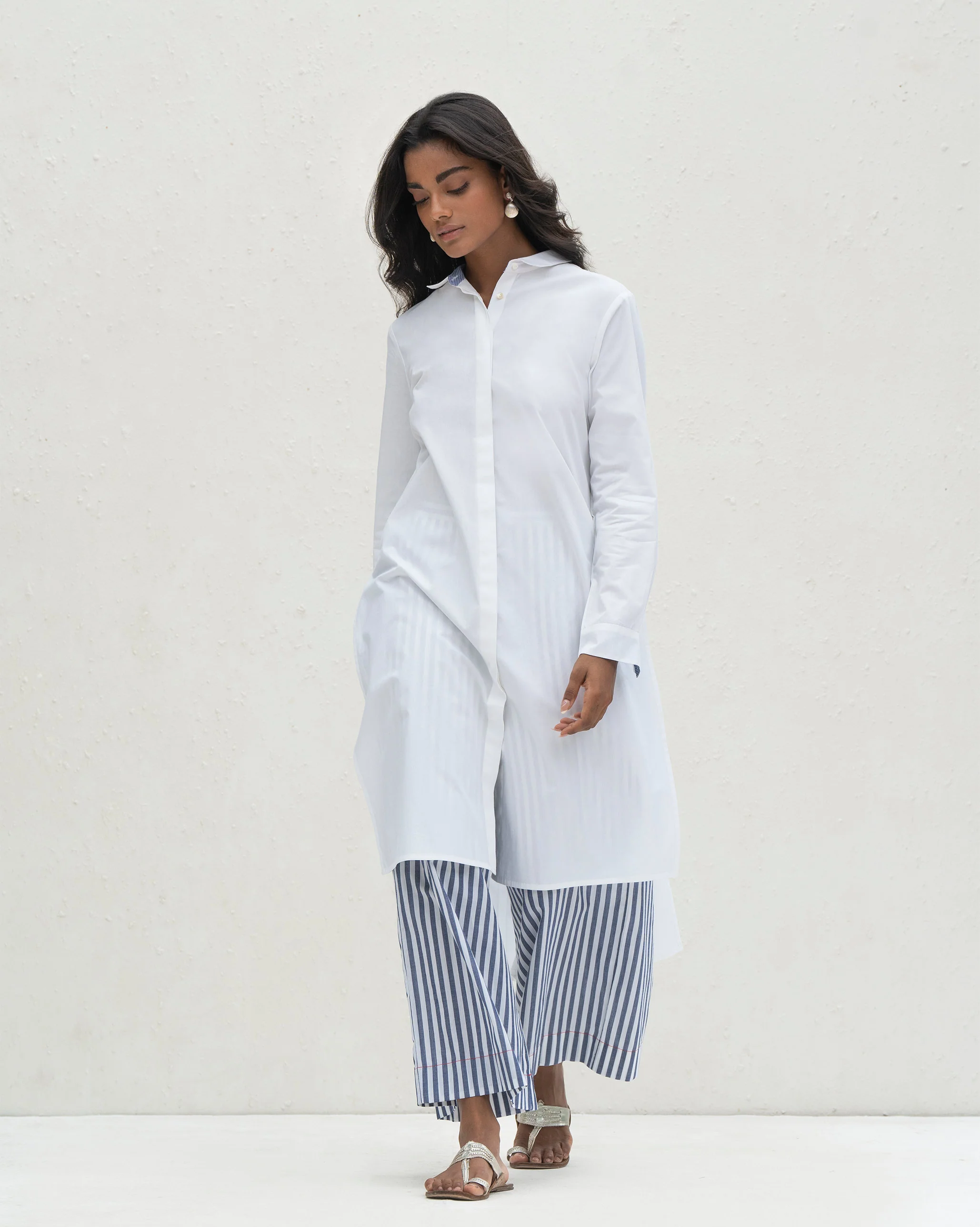 Basic Pyjamas - Blue & White - Image 4