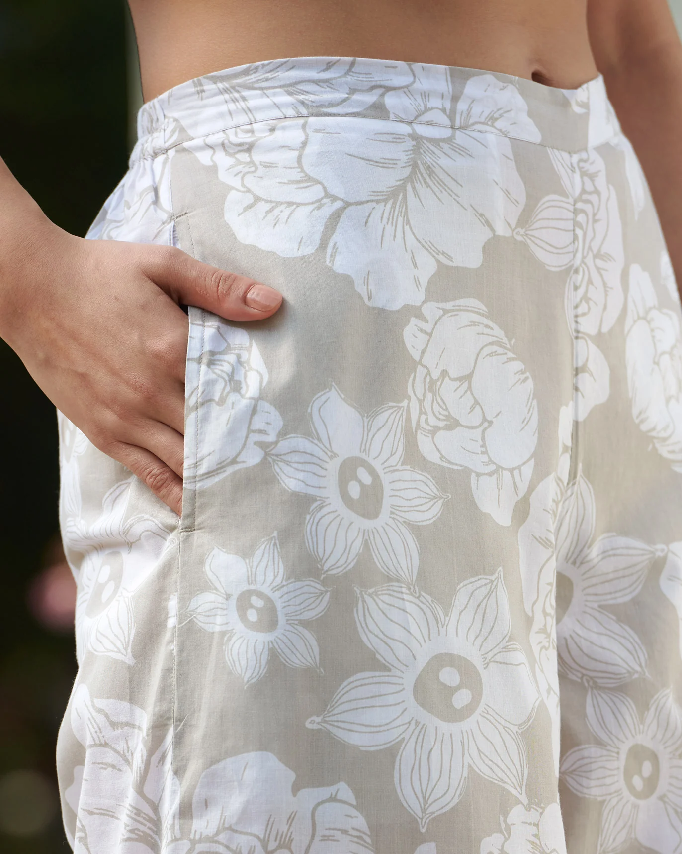 Basic Pyjamas - Grey & White - Image 2