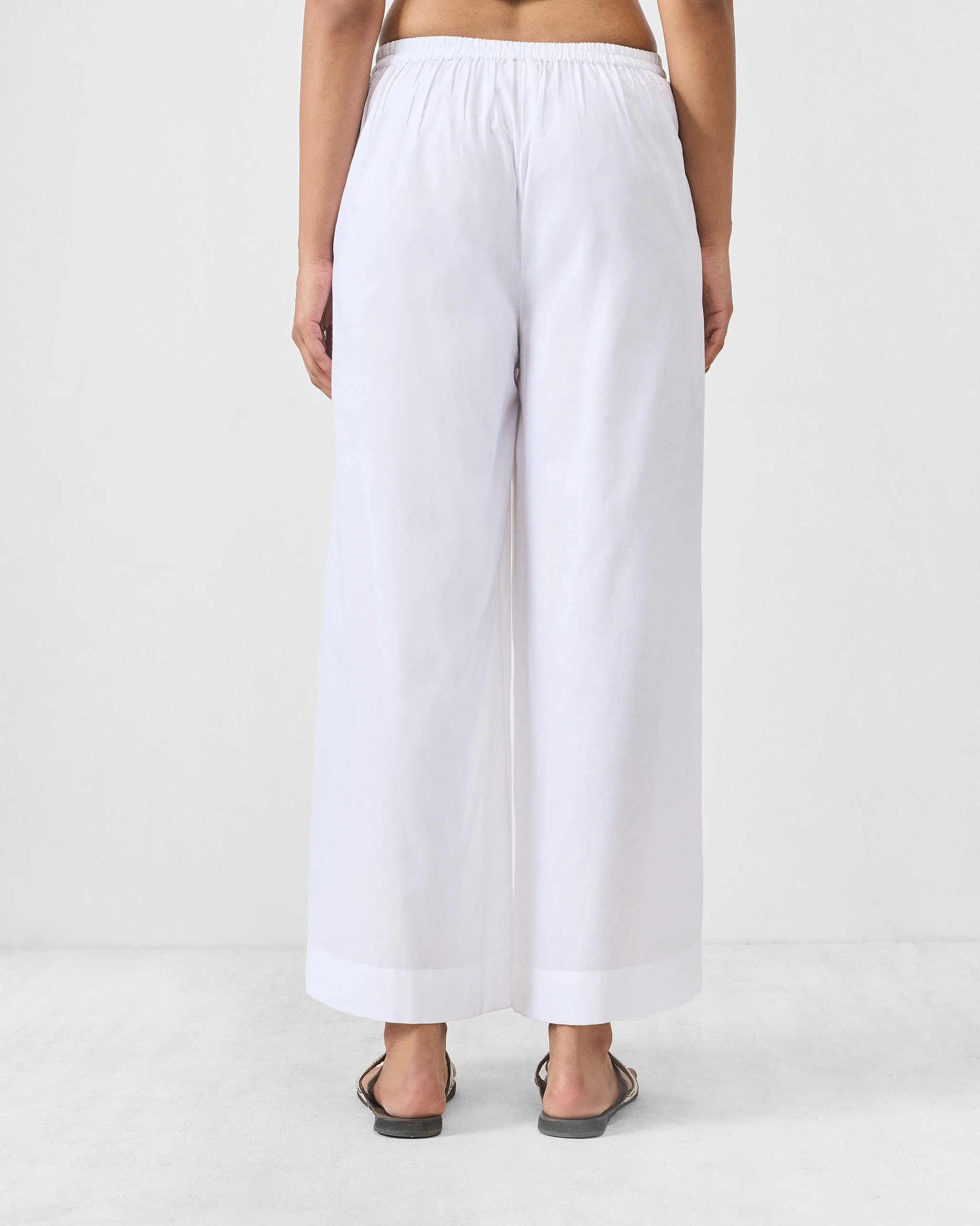 Basic Pyjama - White & Fuchsia - Image 2