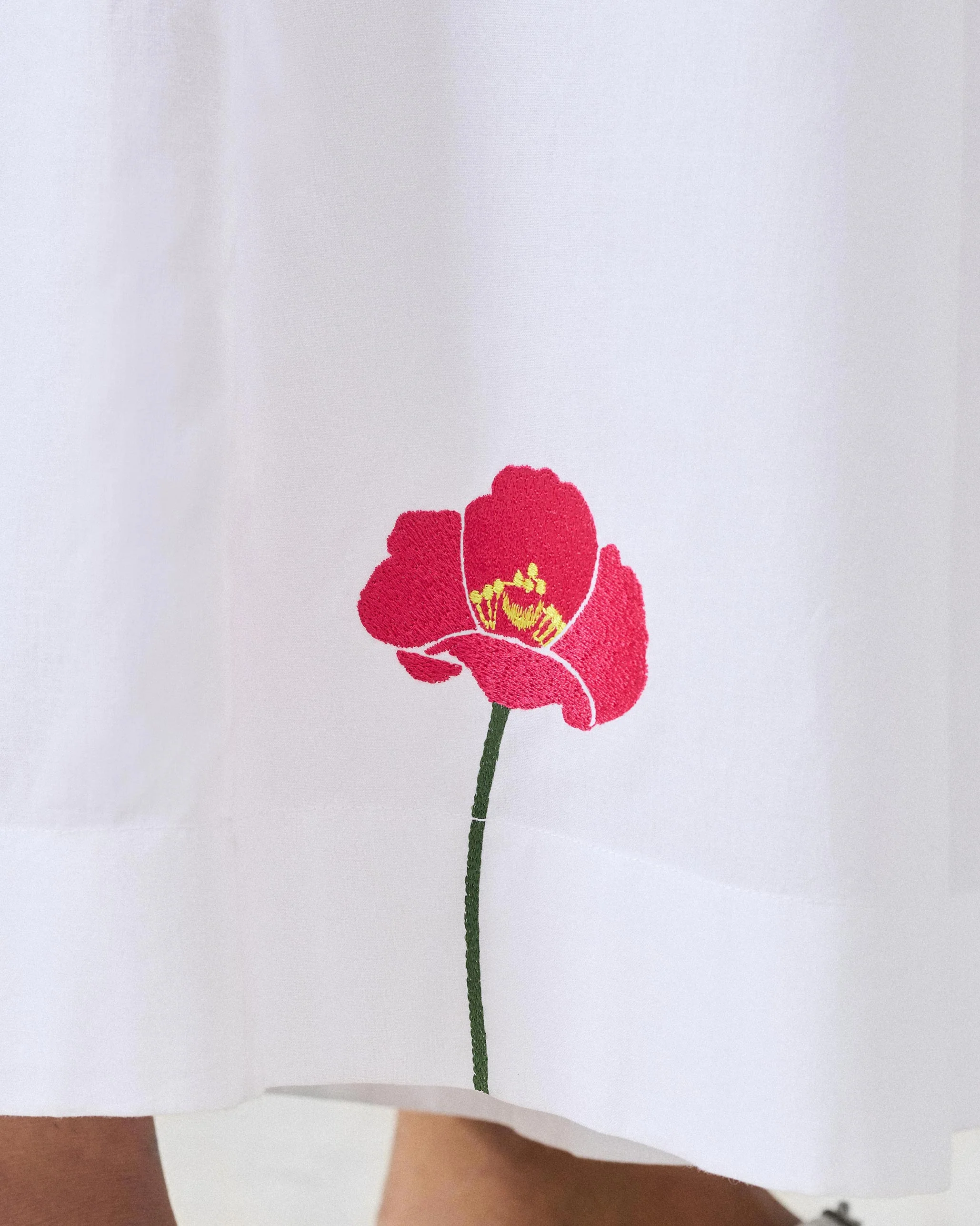 Basic Pyjama - White & Fuchsia - Image 4