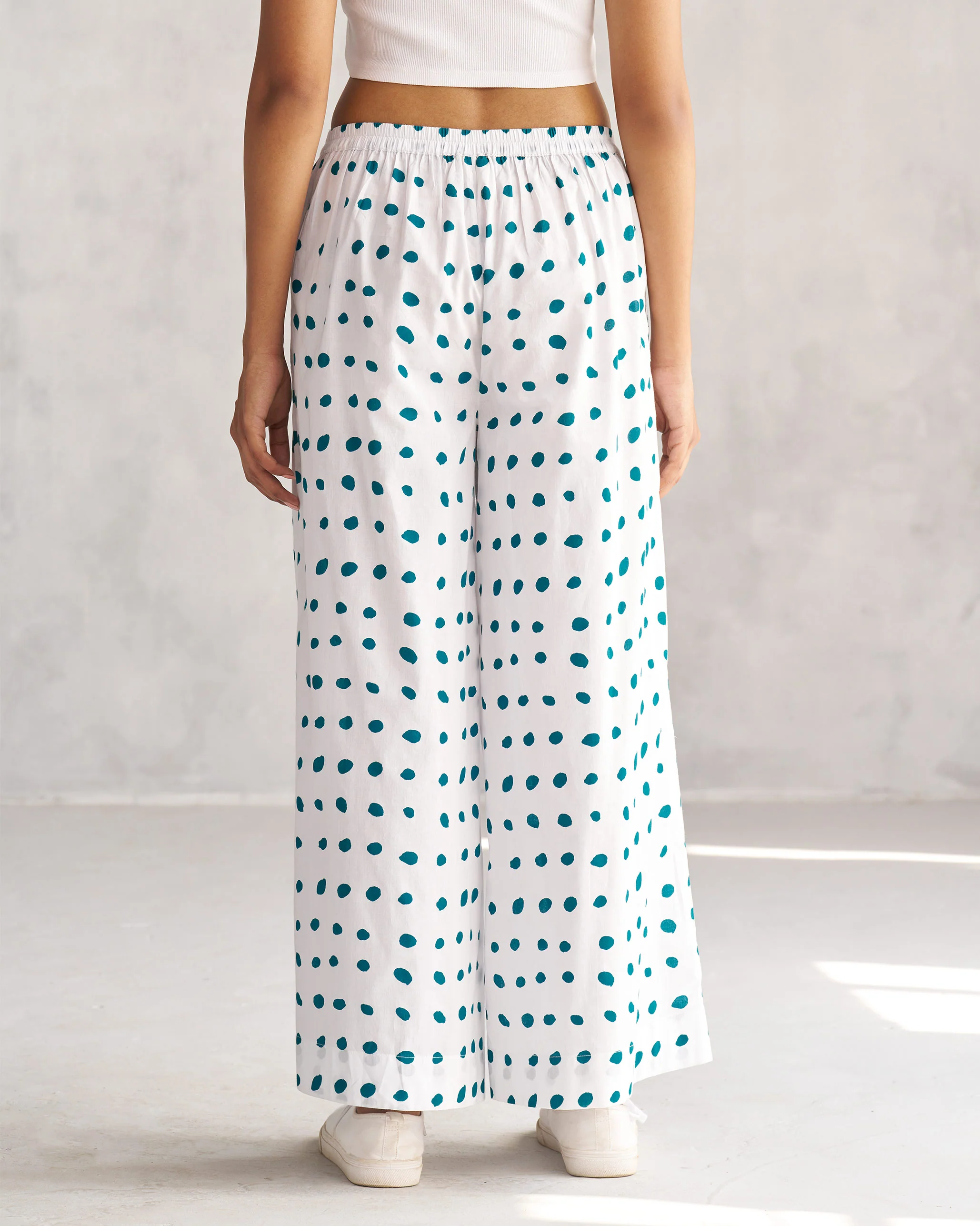 Basic Pyjamas - White & Teal Tssxnb - Image 3