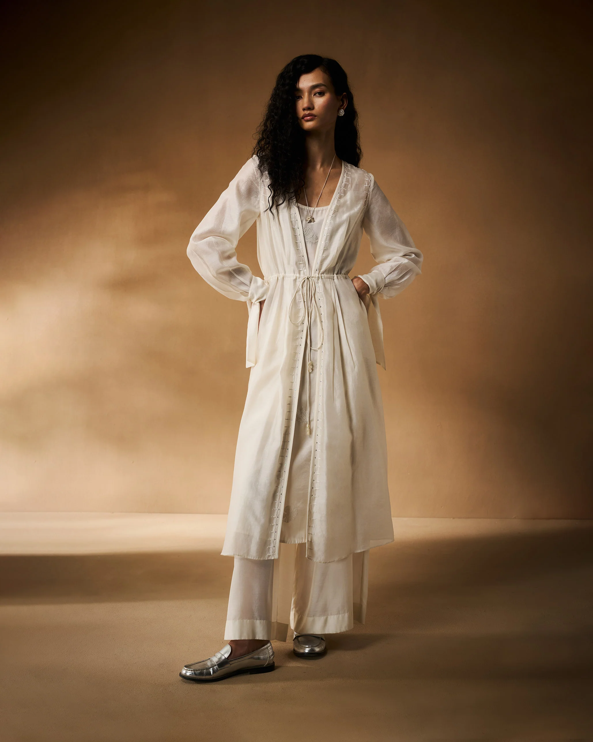 Basic Pyjamas - Ivory - Image 4